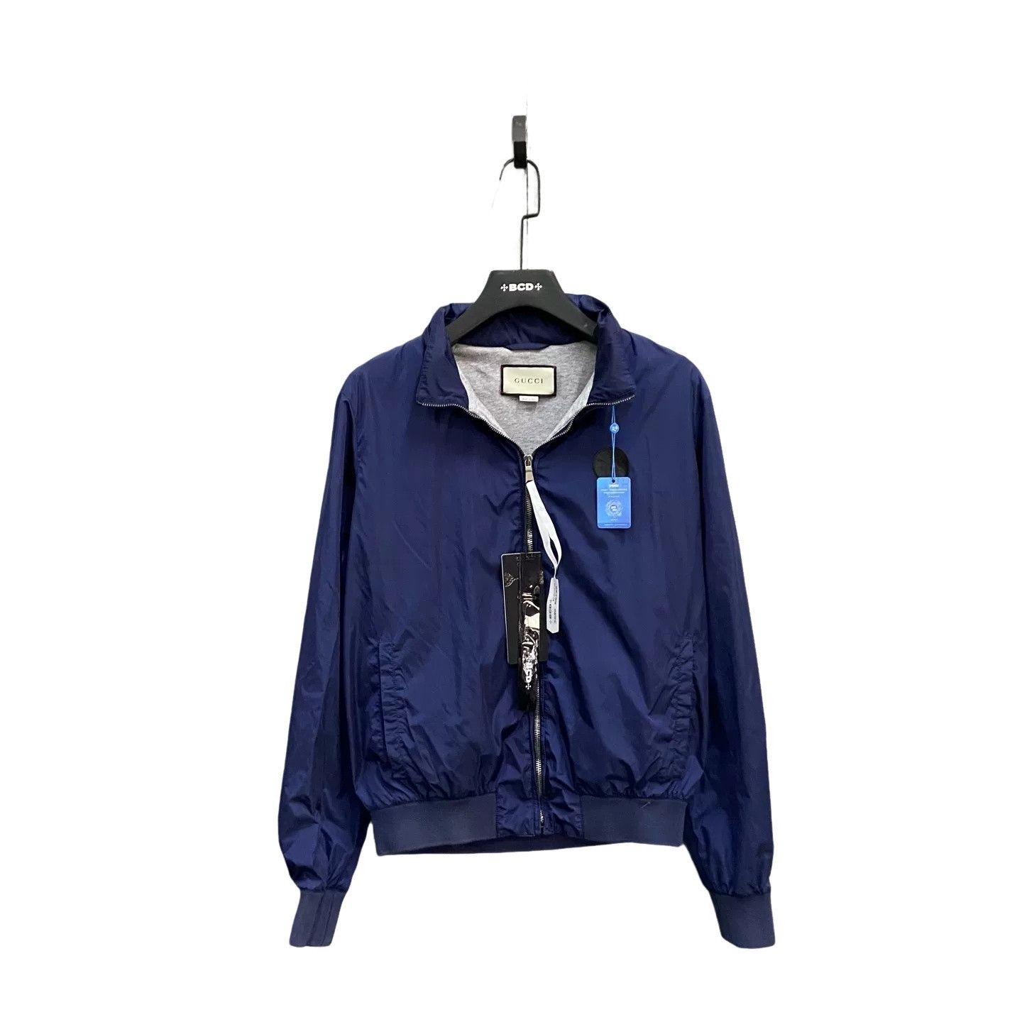 Gucci Gucci Navy Logo Patch Zip Jacket 48 Size US M / EU 48-50 / 2 - 1 Thumbnail