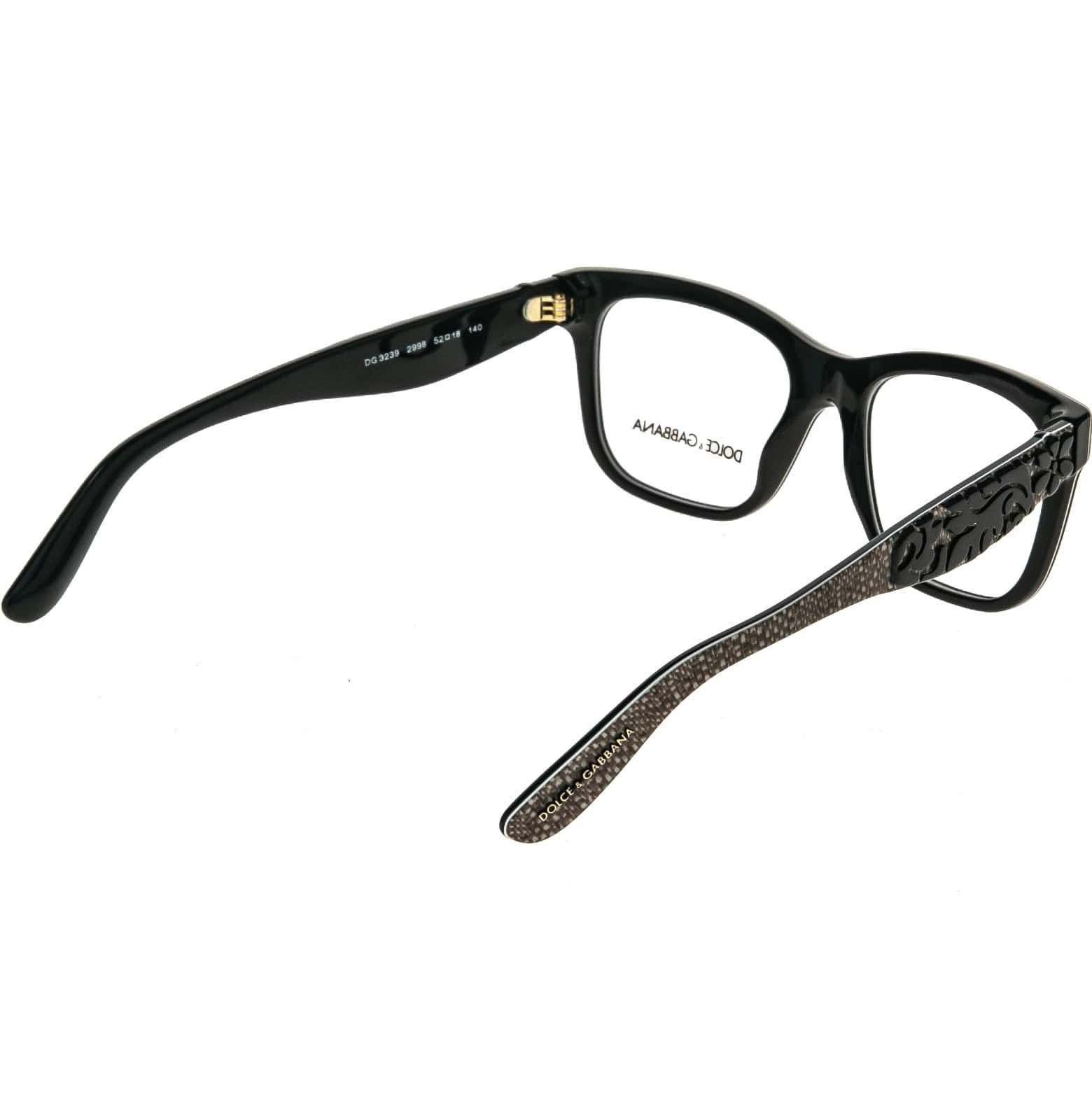 Dolce & Gabbana Dolce Gabbana DG3239 Optical Eyeglasses 3239 Mamas Brocade Size ONE SIZE - 8 Thumbnail