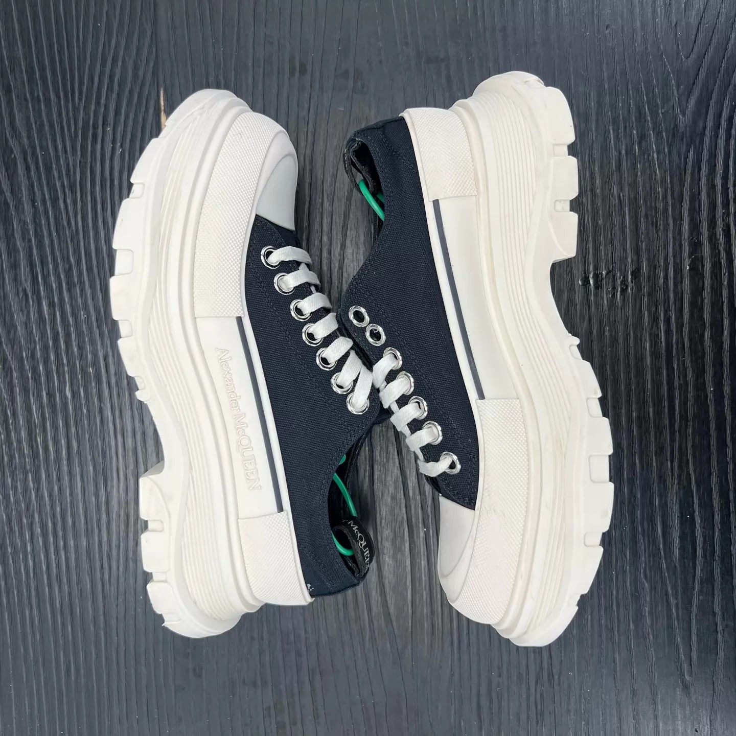 Alexander McQueen Alexander McQueen Black & White Martin Boots Size 37.5 Size US 7 / IT 37 - 8 Thumbnail