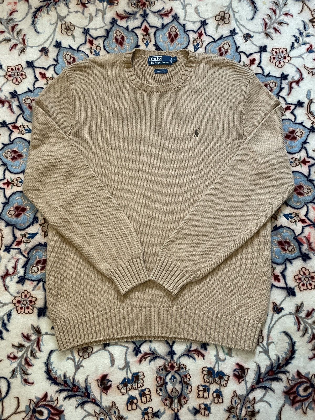 Polo Ralph Lauren × Vintage POLO KNIT SWEATER Size US L / EU 52-54 / 3 - 1 Thumbnail