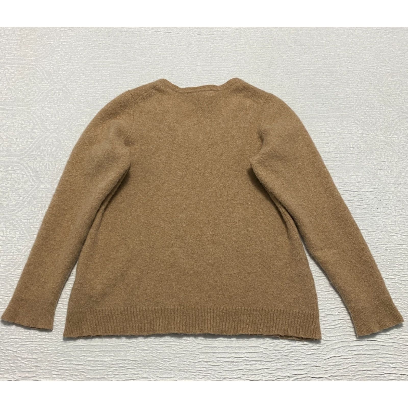 Vintage Morgan Taylor Sweater Pullover V-Neck Womens 1X Brown Cashmere Knit Long Sleeve Button Size XL / US 12-14 / IT 48-50 - 2 Thumbnail