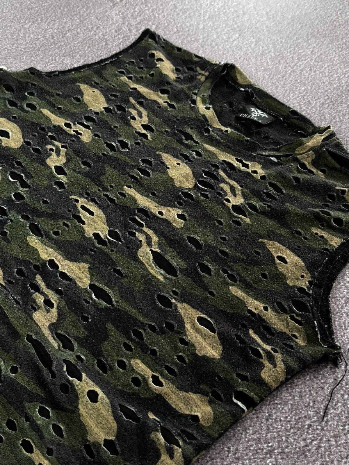 Japanese Brand Japanese Vibe Y2K Distressed Biker Tank Top Shirt Size M / US 6-8 / IT 42-44 - 9 Thumbnail