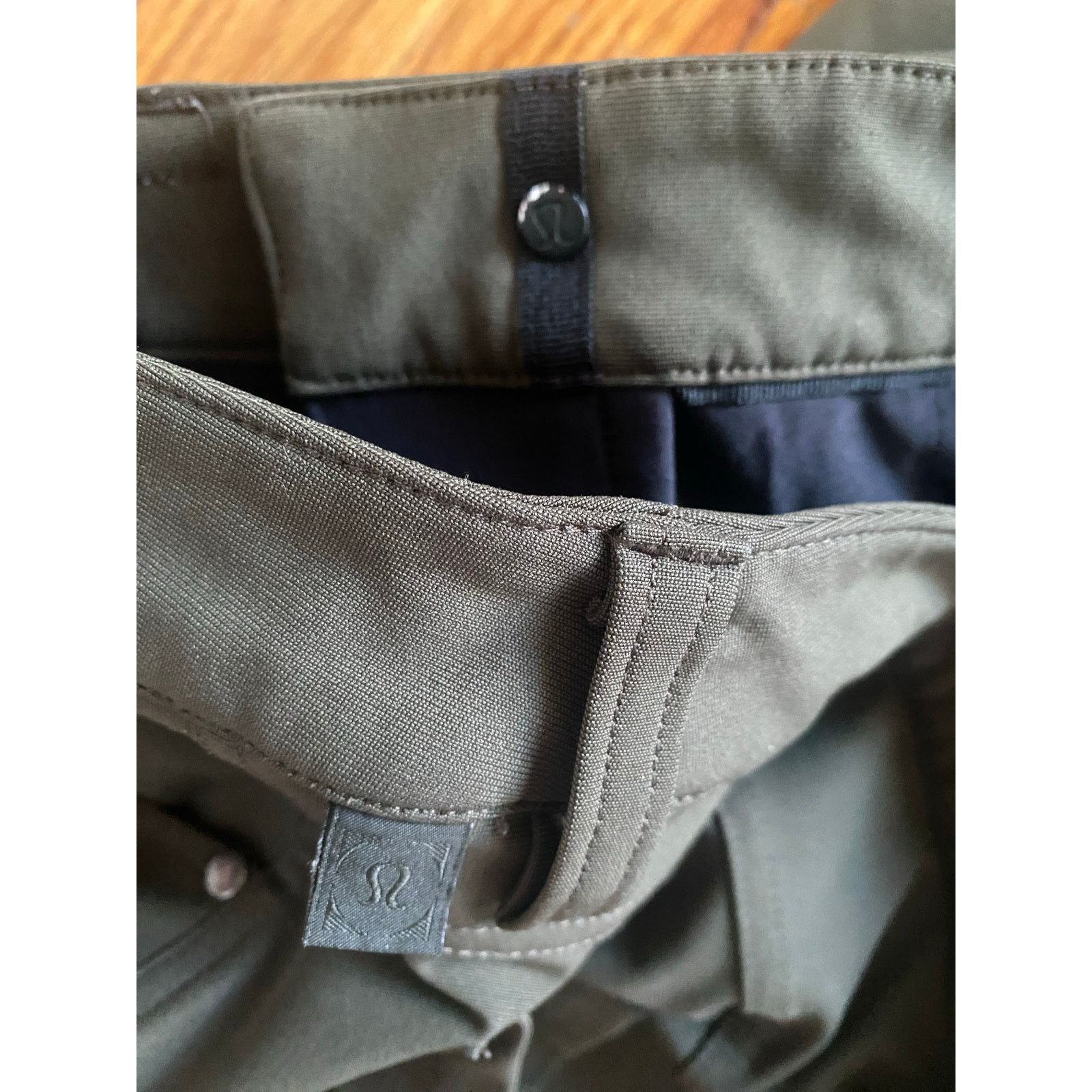 Lululemon Lululemon ABC Pant Warpstreme Skinny 5 Pocket Green 32 Size US 32 / EU 48 - 3 Thumbnail