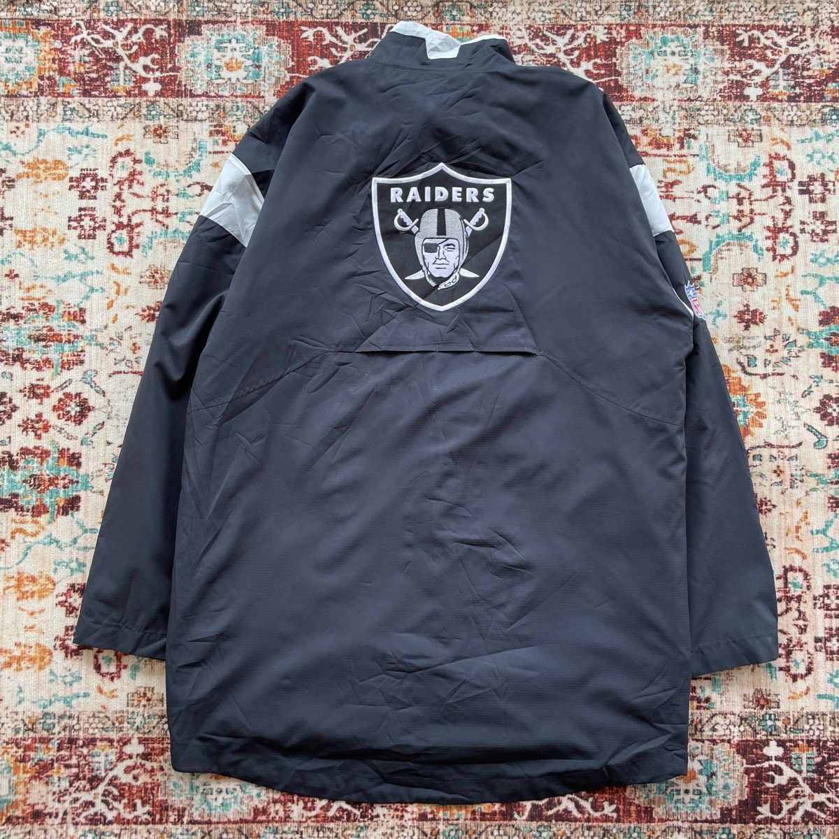 NFL × Reebok Vintage NFL REBOOK RAIDERS WINDBREAKER Size US L / EU 52-54 / 3 - 7 Thumbnail