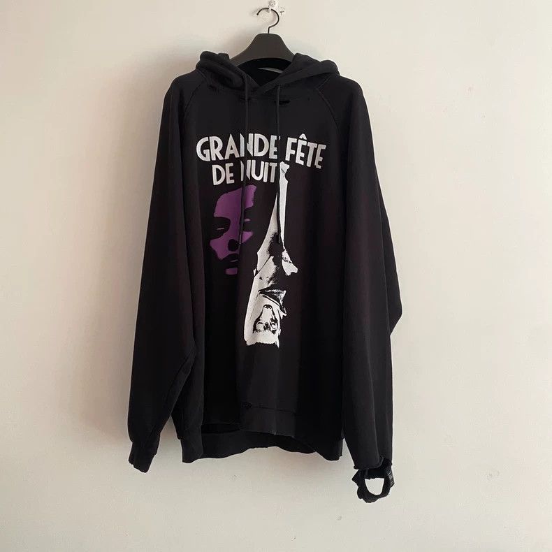 Raf Simons Erosion makes old hooded sweaters-2505