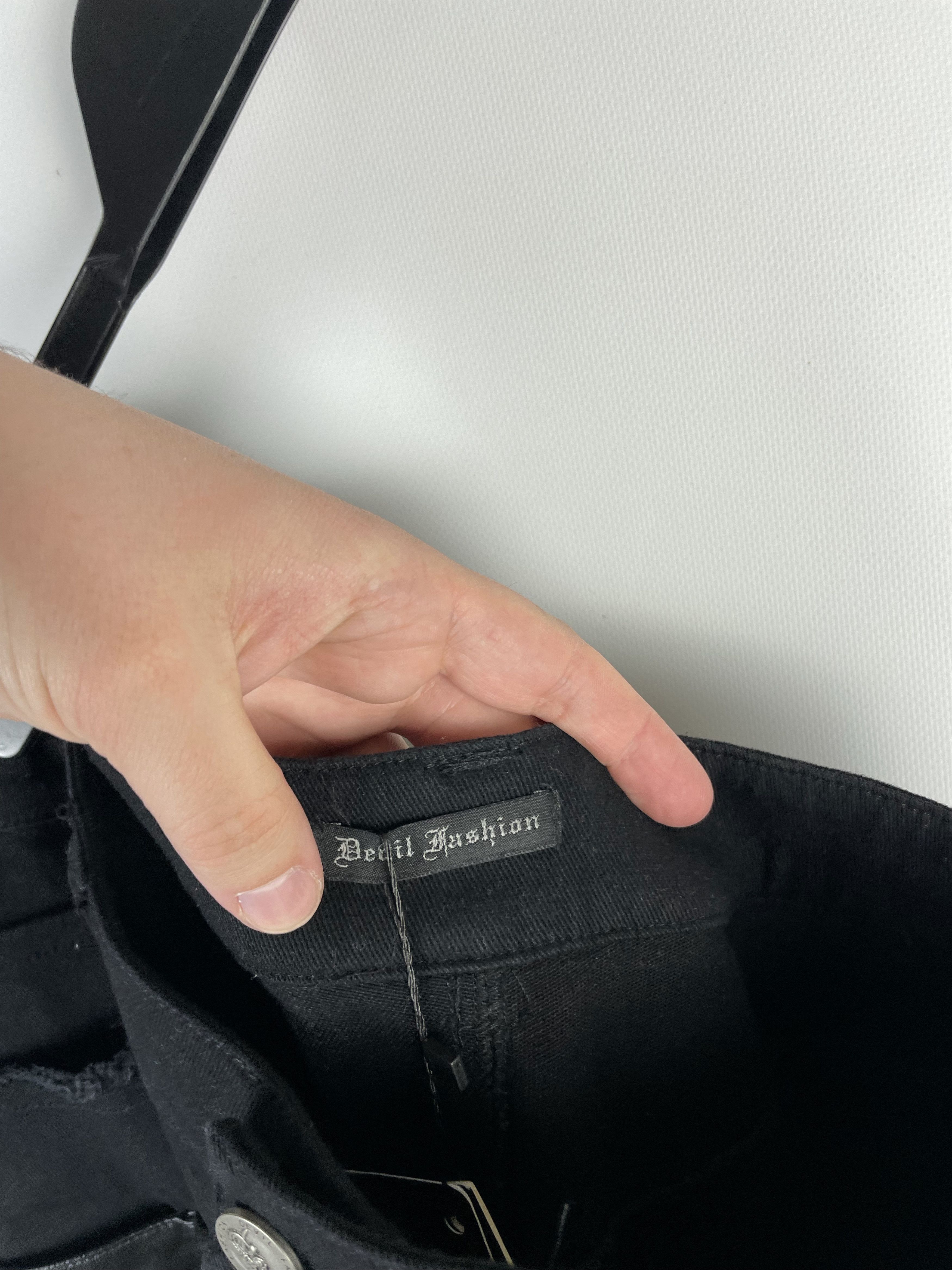 Japanese Brand Devil Fashion Punk Bootcut Pants Size US 30 / EU 46 - 8 Thumbnail
