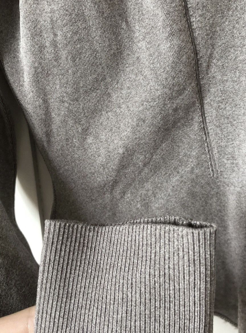 Alaia Alaïa Sculpted Grey Long-Sleeve Bodysuit- Top Size L / US 10 / IT 46 - 5 Thumbnail