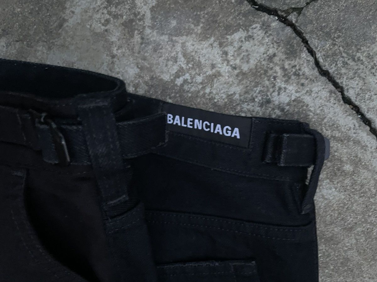 Balenciaga SS22 Hybrid Denim Cargo Pants Size US 32 / EU 48 - 9 Thumbnail