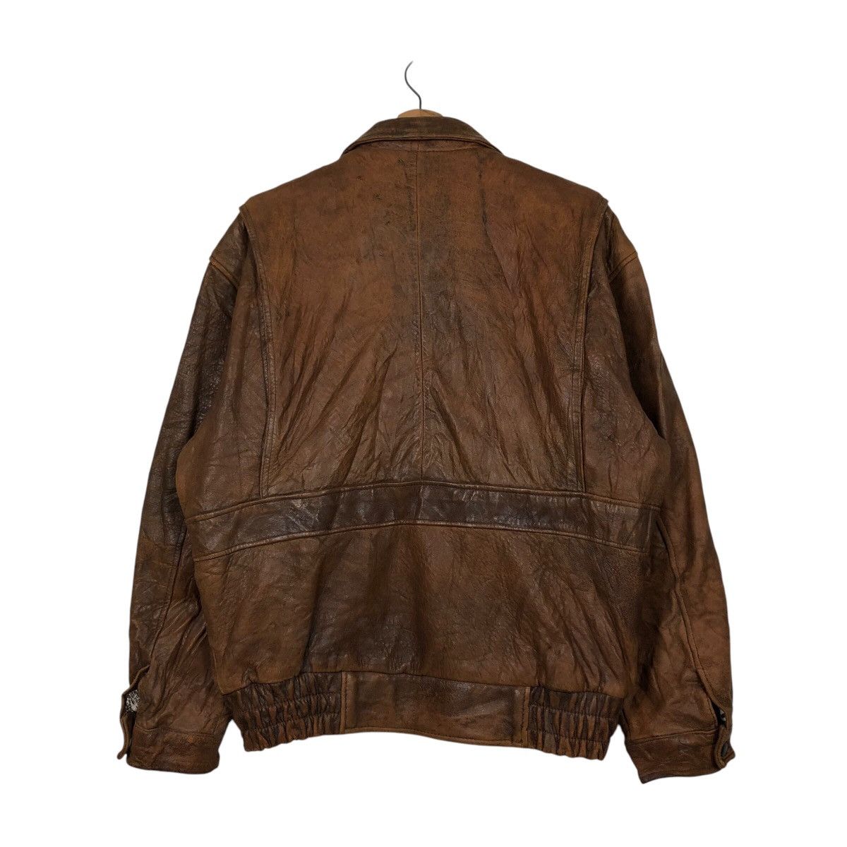 Japanese Brand 📌Vintage Genuine Leather Jacket Loldanthony Issey Miyake Size US M / EU 48-50 / 2 - 9 Thumbnail