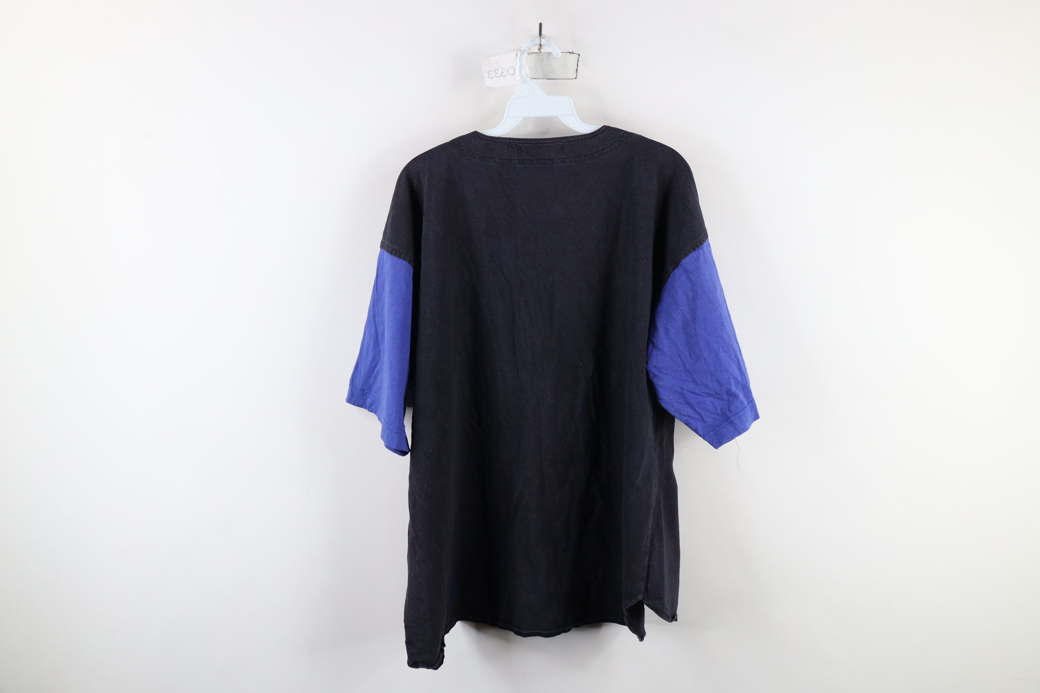 Vintage Vintage 90s Streetwear Block Hip Hop Permit Baseball Jersey Size US XL / EU 56 / 4 - 10 Thumbnail