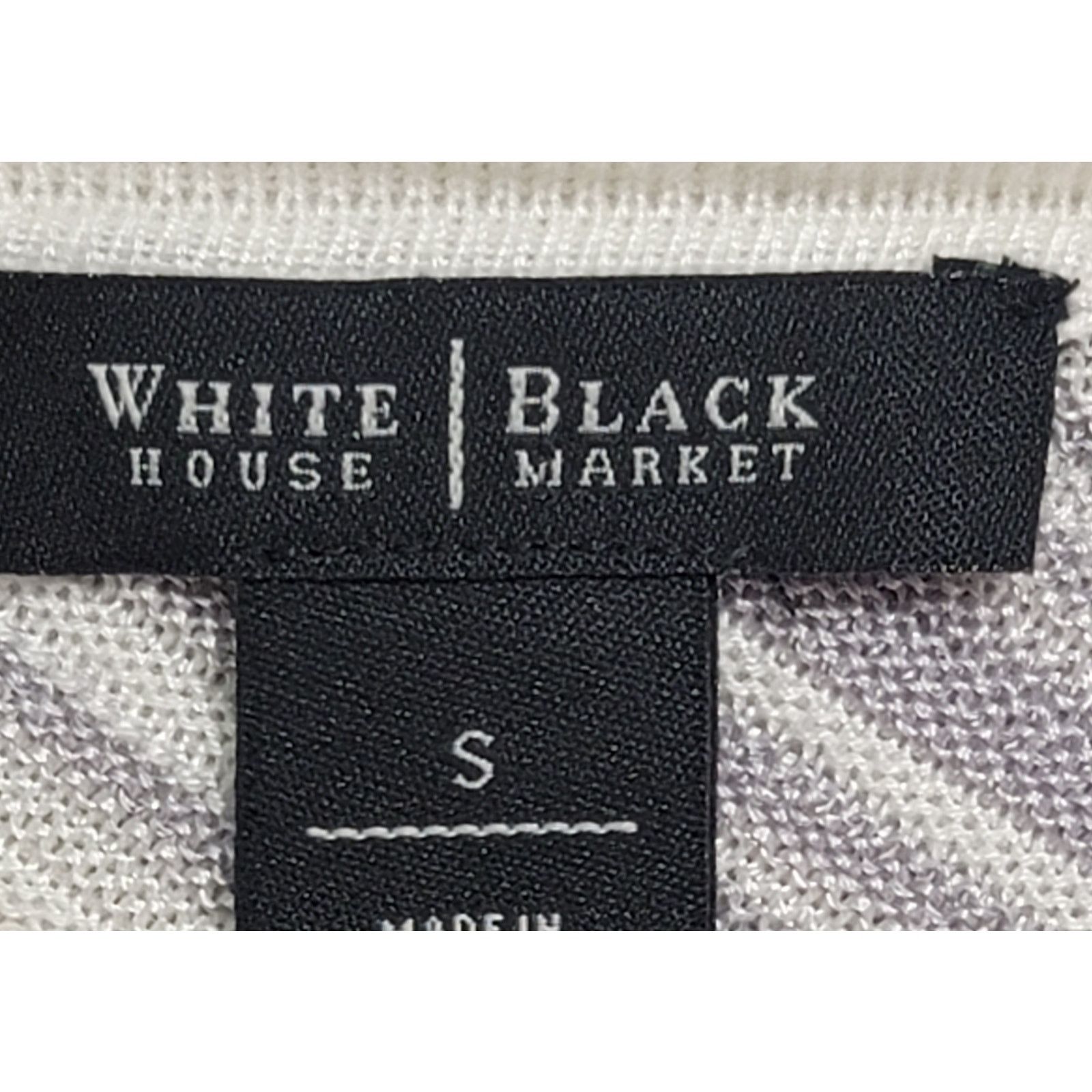 Other White House Black Market Gray Metallic Asymmetrica Hem Top S Size S / US 4 / IT 40 - 3 Thumbnail