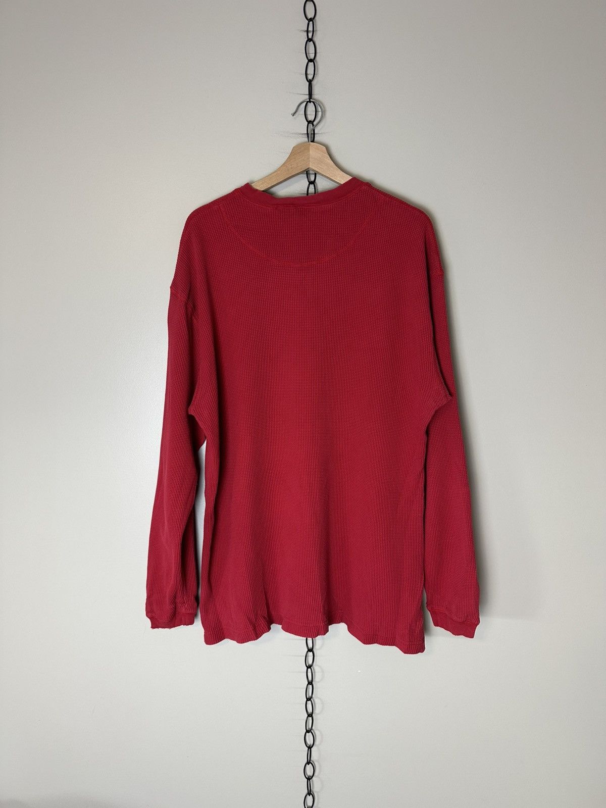 Disney × Vintage Vintage Disney Thermal Henley Long Sleeve Shirt Large Size US L / EU 52-54 / 3 - 2 Thumbnail