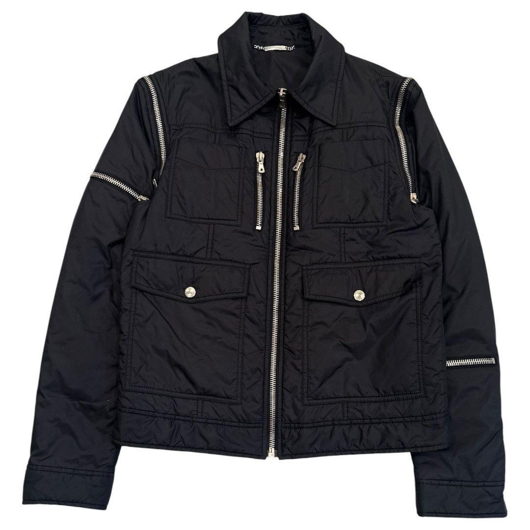 Dolce & Gabbana Dolce & Gabbana AW03 Utility Jacket in Black Polyamide Size US M / EU 48-50 / 2 - 2 Thumbnail