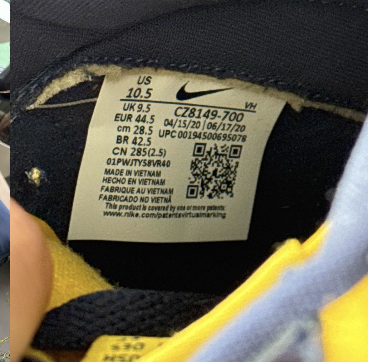 Nike Nike Dunk High Michigan State Size US 10.5 / EU 43-44 - 6 Thumbnail