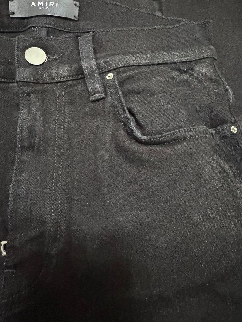 Amiri Amiri 16ss Gold Dust Mx1 Patched Black Denim Size US 30 / EU 46 - 5 Thumbnail