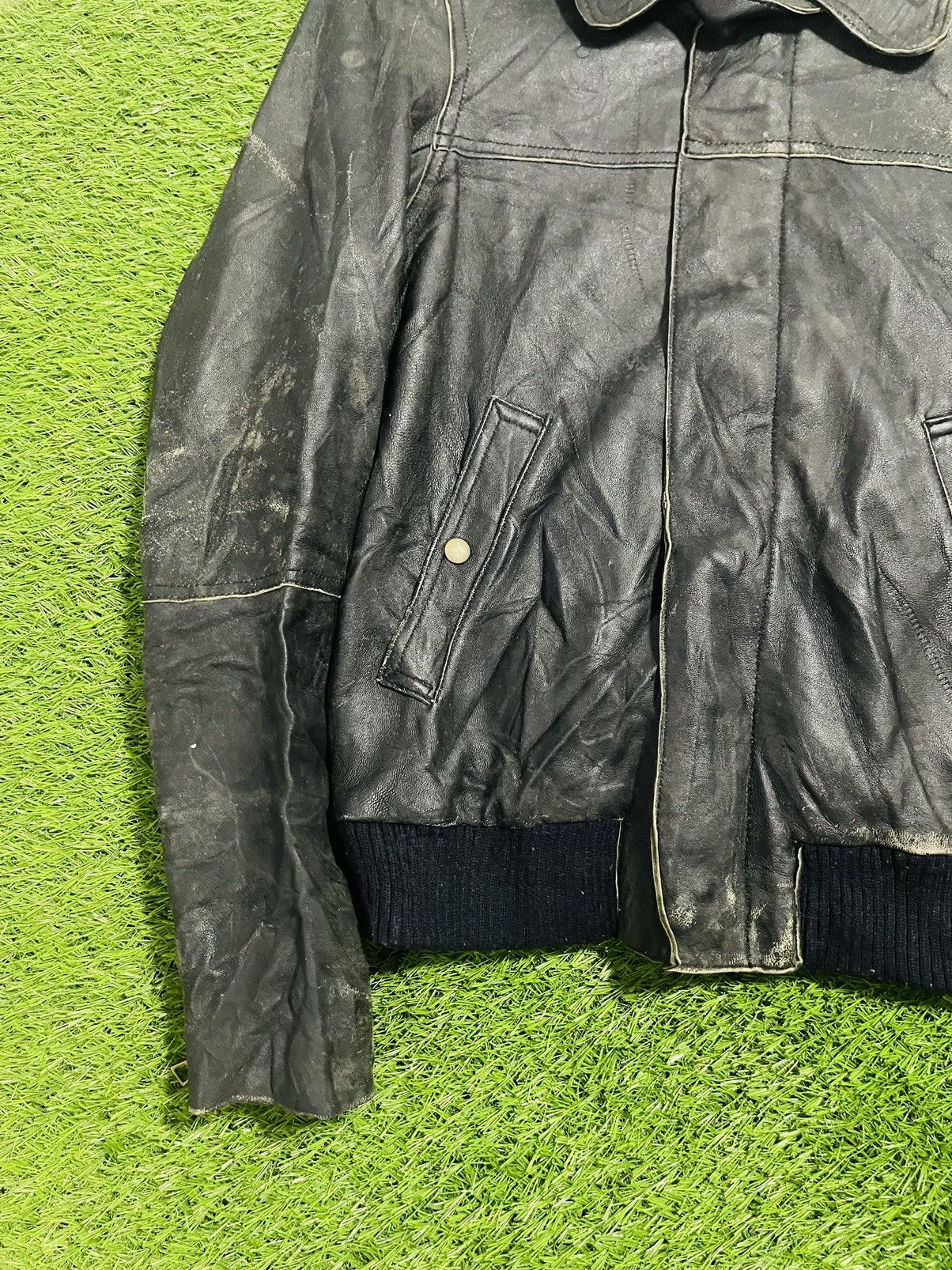 Japanese Brand × URBAN RESEARCH DOORS Urban Research Distressed Leather Jacket (20) Size US S / EU 44-46 / 1 - 12 Thumbnail
