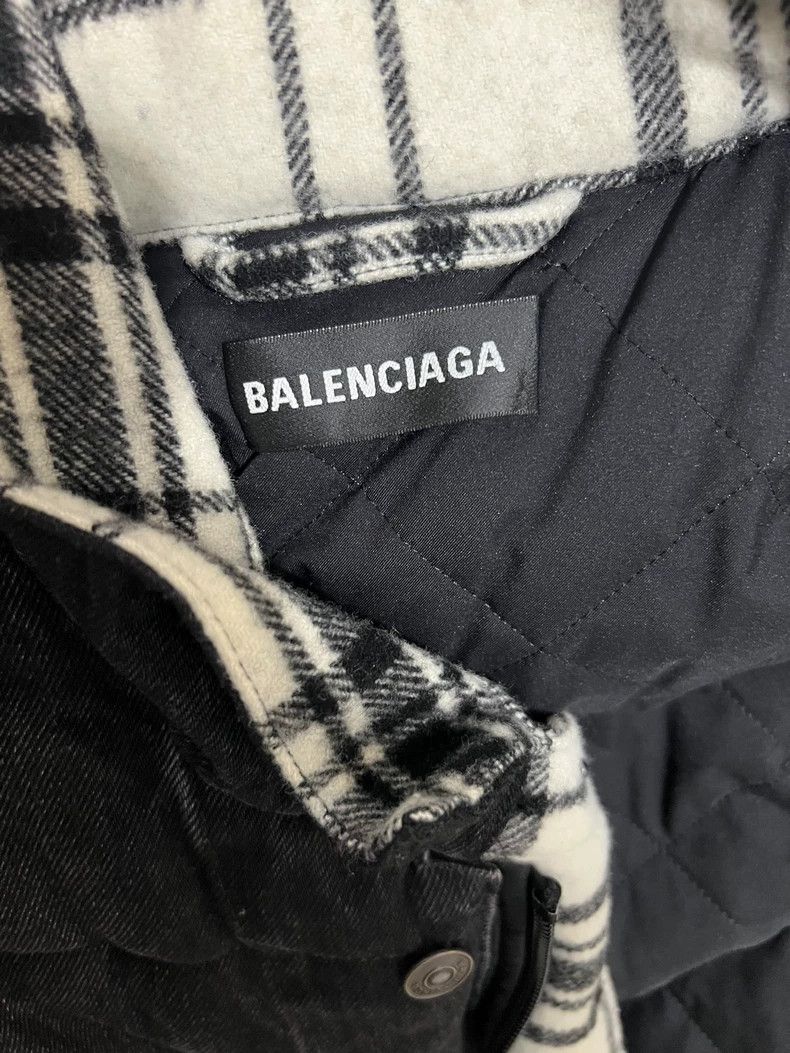 Balenciaga Balenciaga Triple-Layered Denim Jacket Cotton Coat Size US S / EU 44-46 / 1 - 7 Thumbnail