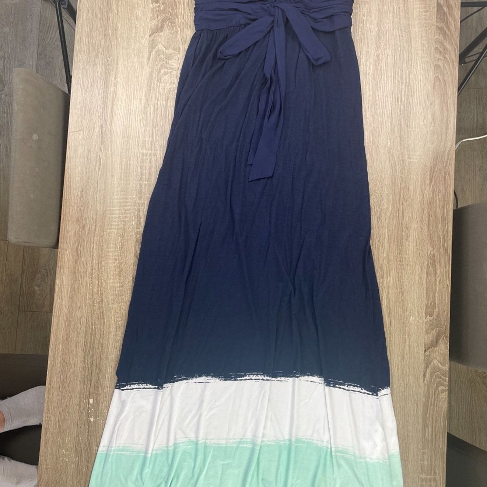 Other Jean West Navy Multiway Maxi Dress, Size L Size L / US 10 / IT 46 - 6 Thumbnail