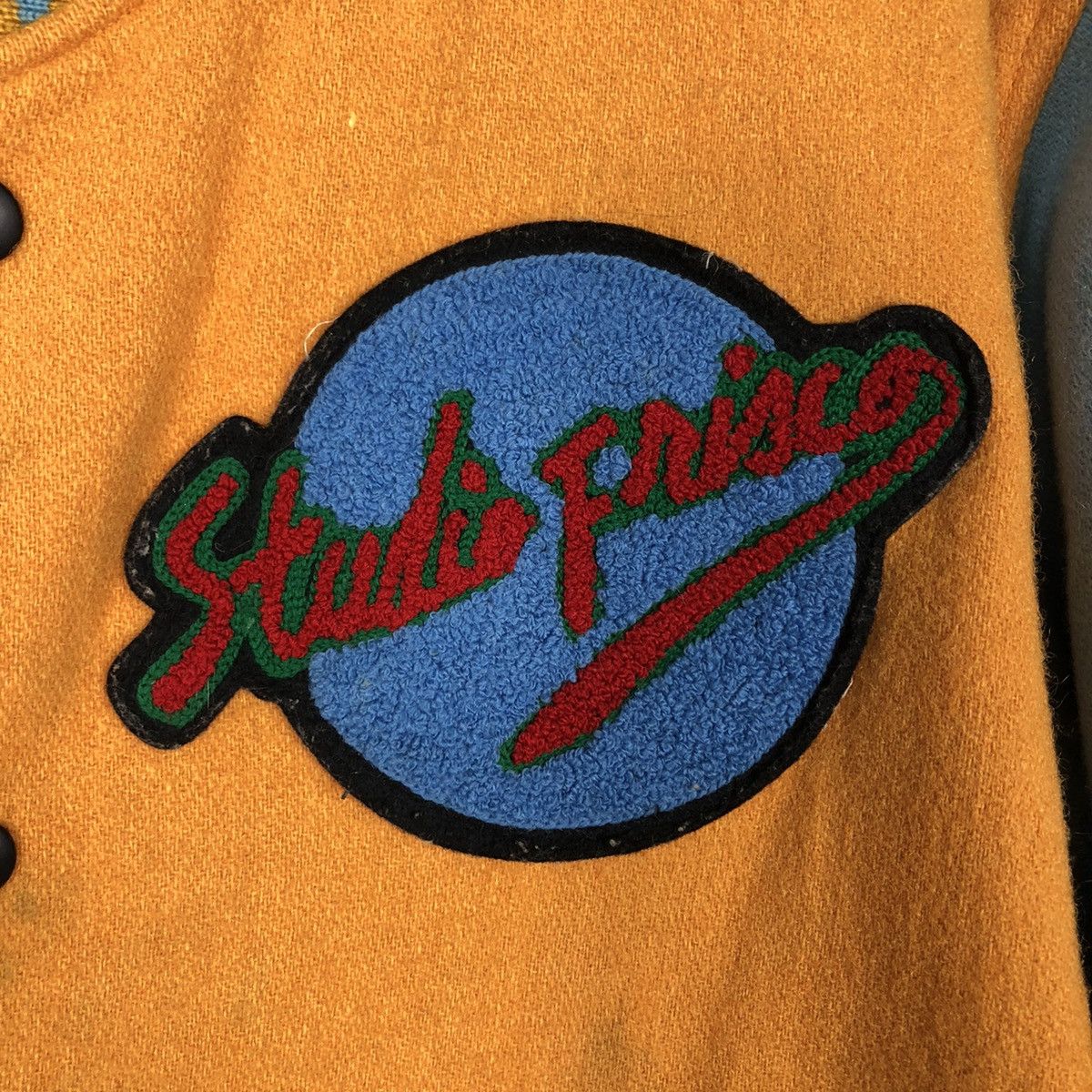 Hysteric Glamour 📌Vintage Bomber Jacket Studio Frisco Big Logo Embroidered Size US L / EU 52-54 / 3 - 18 Thumbnail
