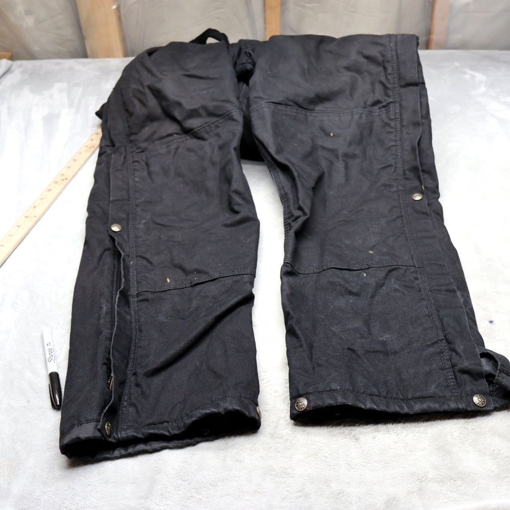 Vintage Berne Bib Overalls Mens XL Black Duck Canvas Rugged Work 42x31 Size US 44 / EU 60 - 4 Thumbnail