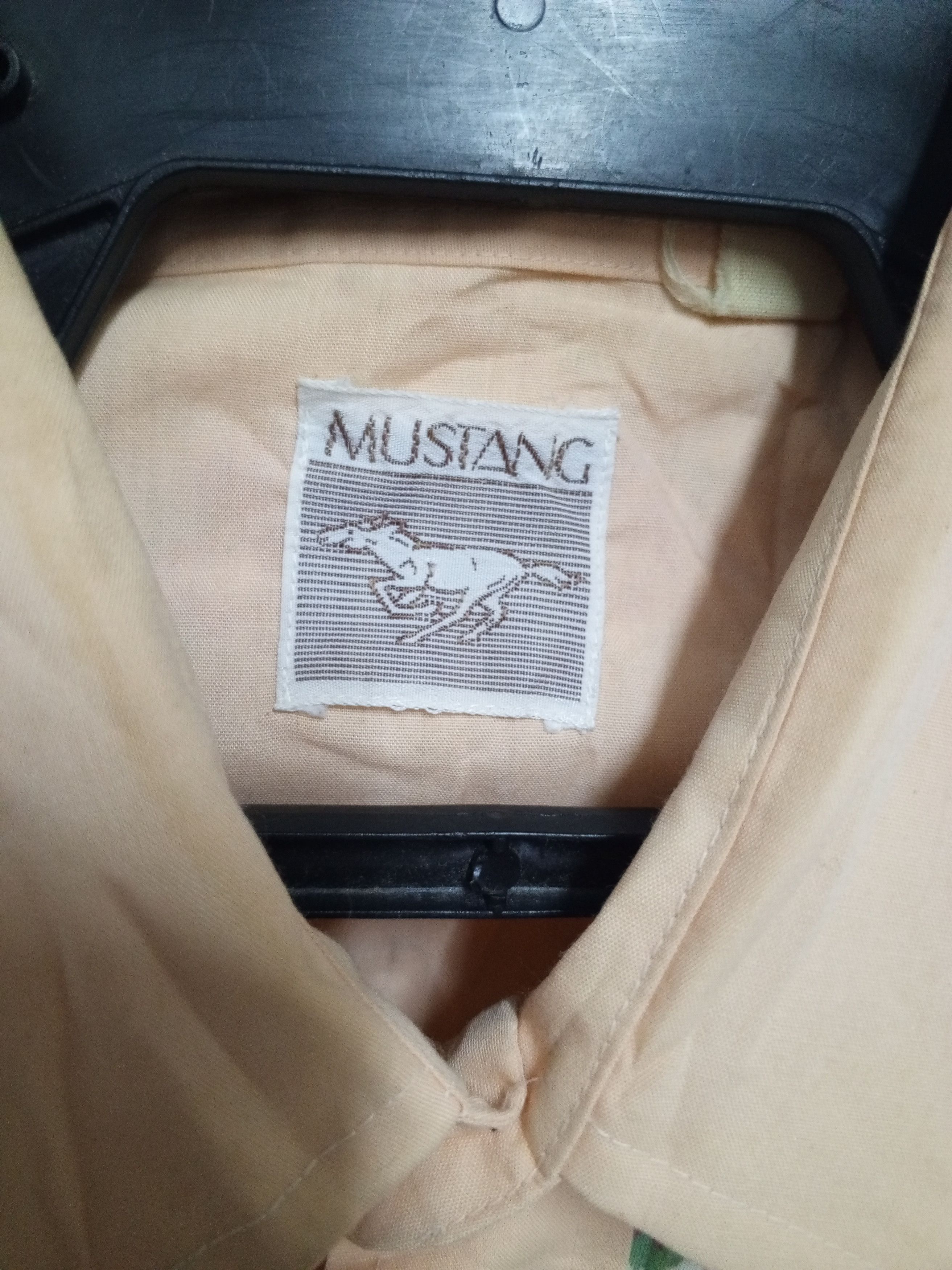 Mustang {💥rare 70s vintage mustang💥} snap button shirt rare Size US L / EU 52-54 / 3 - 9 Thumbnail