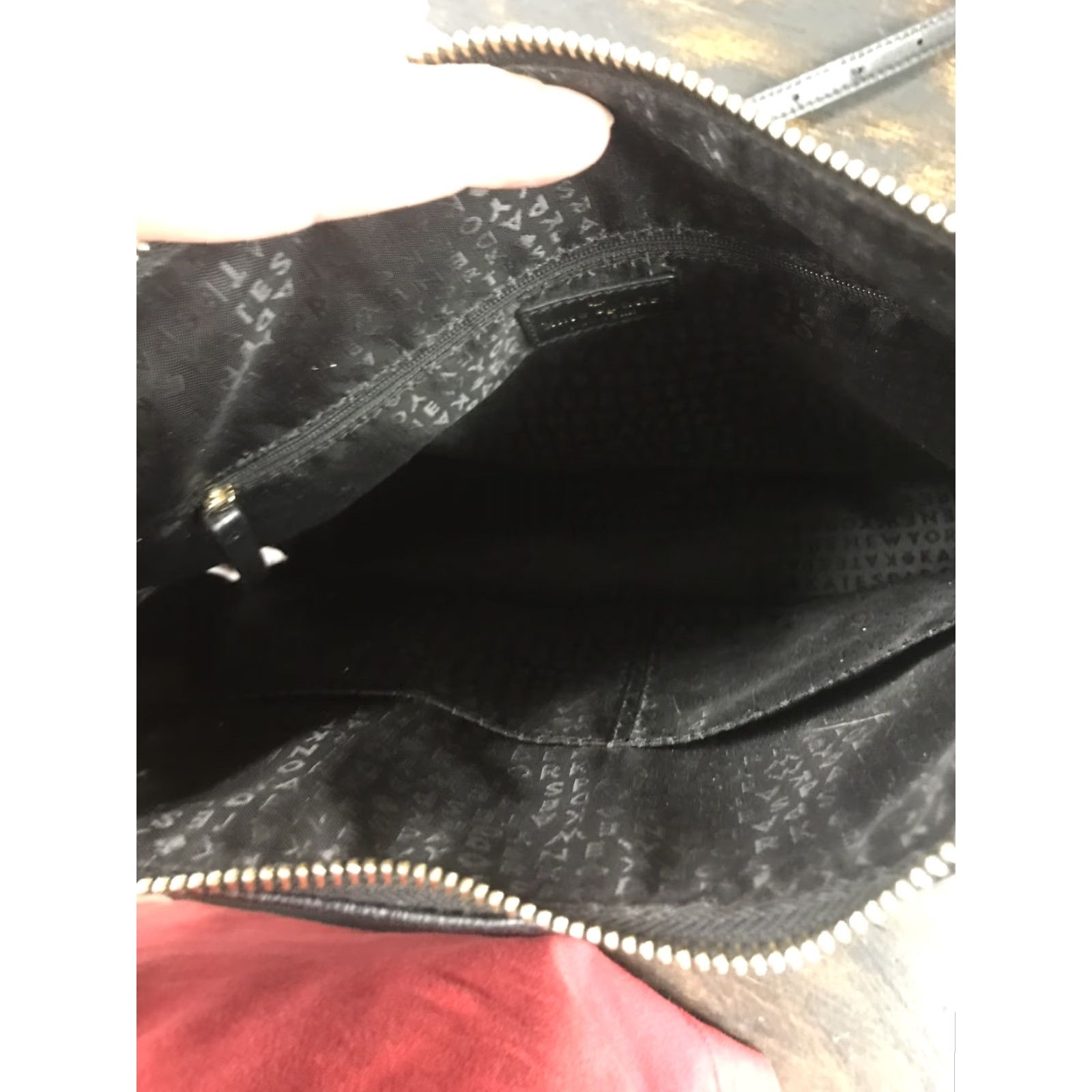 Vintage VINTAGE Kate Spade Large Robinson Lane Chantel Leather Top Handle/ Shoulder Bag In BLK Size L / US 10 / IT 46 - 5 Thumbnail