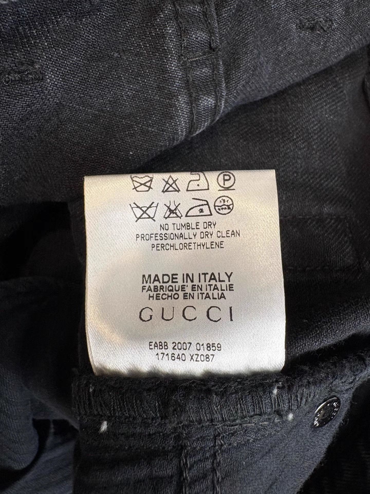 Gucci Black Denim Pants Size 34 Size US 34 / EU 50 - 5 Thumbnail