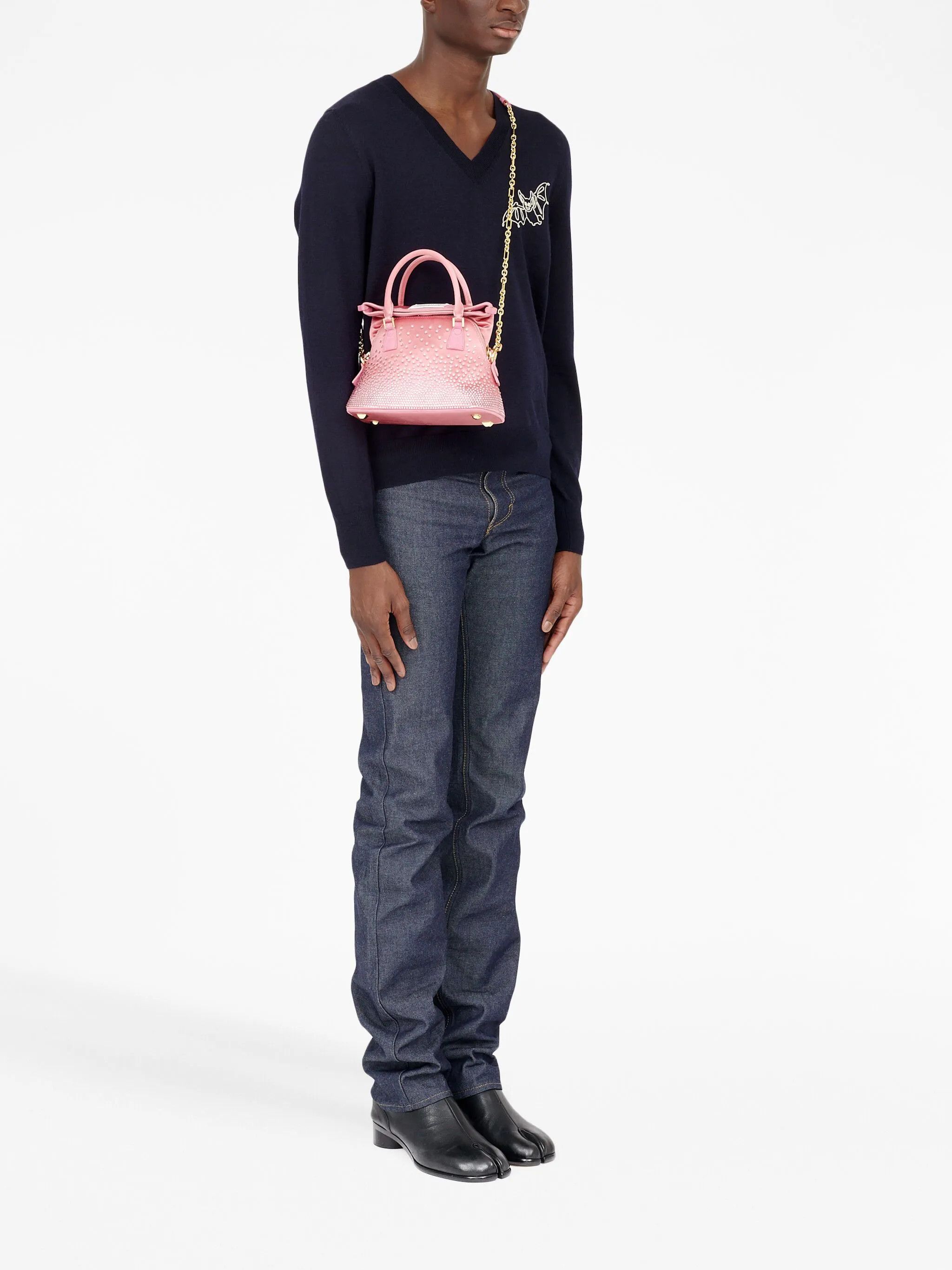 Maison Margiela oc11z0325 Size: OS / Cinema Inferno Shoulder Bag in Pink Size ONE SIZE - 7 Thumbnail