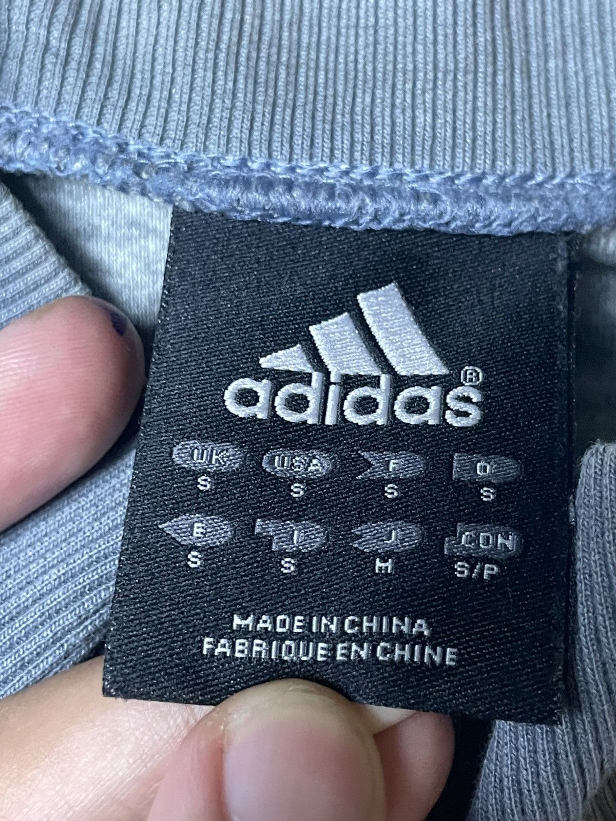 Adidas × Vintage ADIDAS Fleece Track Sportswear Jacket (105) Size US S / EU 44-46 / 1 - 7 Thumbnail