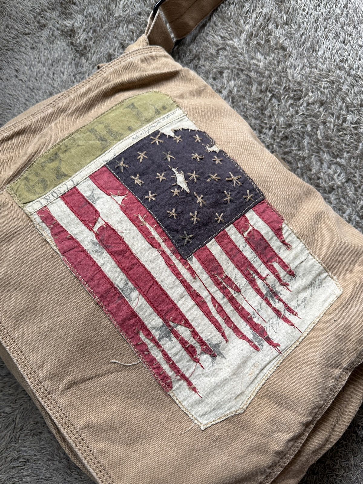Polo Ralph Lauren Polo Ralph Lauren American Flag Print Shoulder Bag Size ONE SIZE - 3 Thumbnail