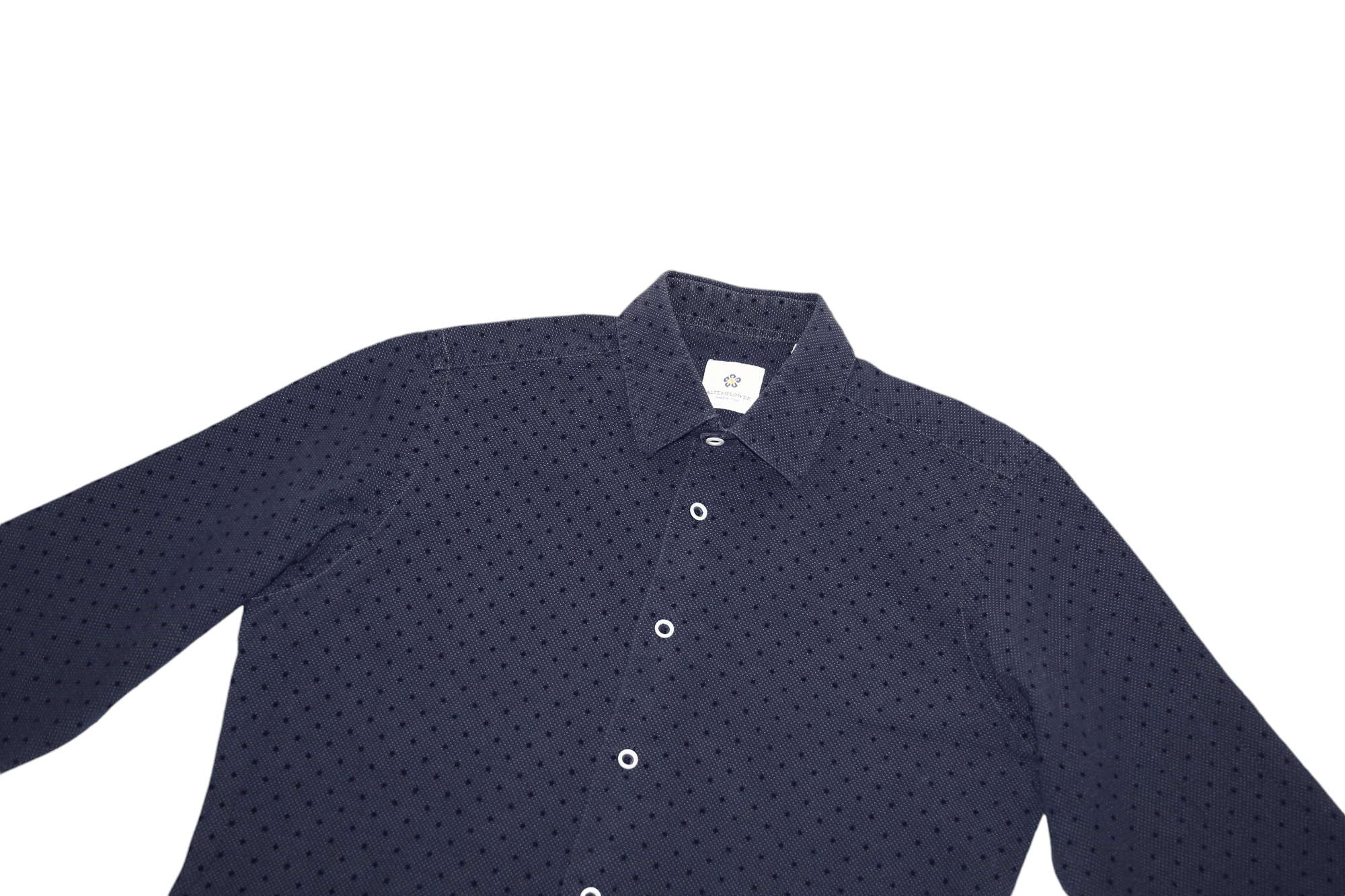 Etro ALTEMFLOWER Slim Fit Polka Dot Woven Cotton Shirt Size US S / EU 44-46 / 1 - 1 Thumbnail