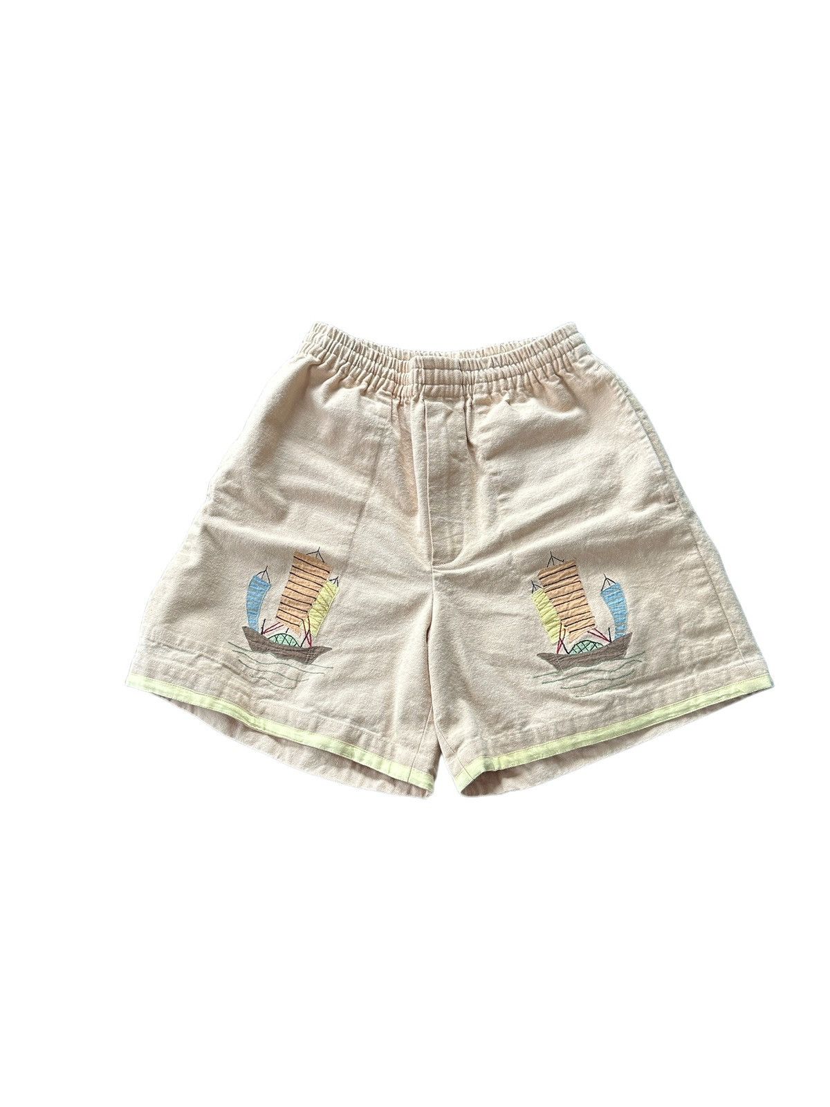 image of Bode Boat Shorts in Yellow, Men's (Size 30)