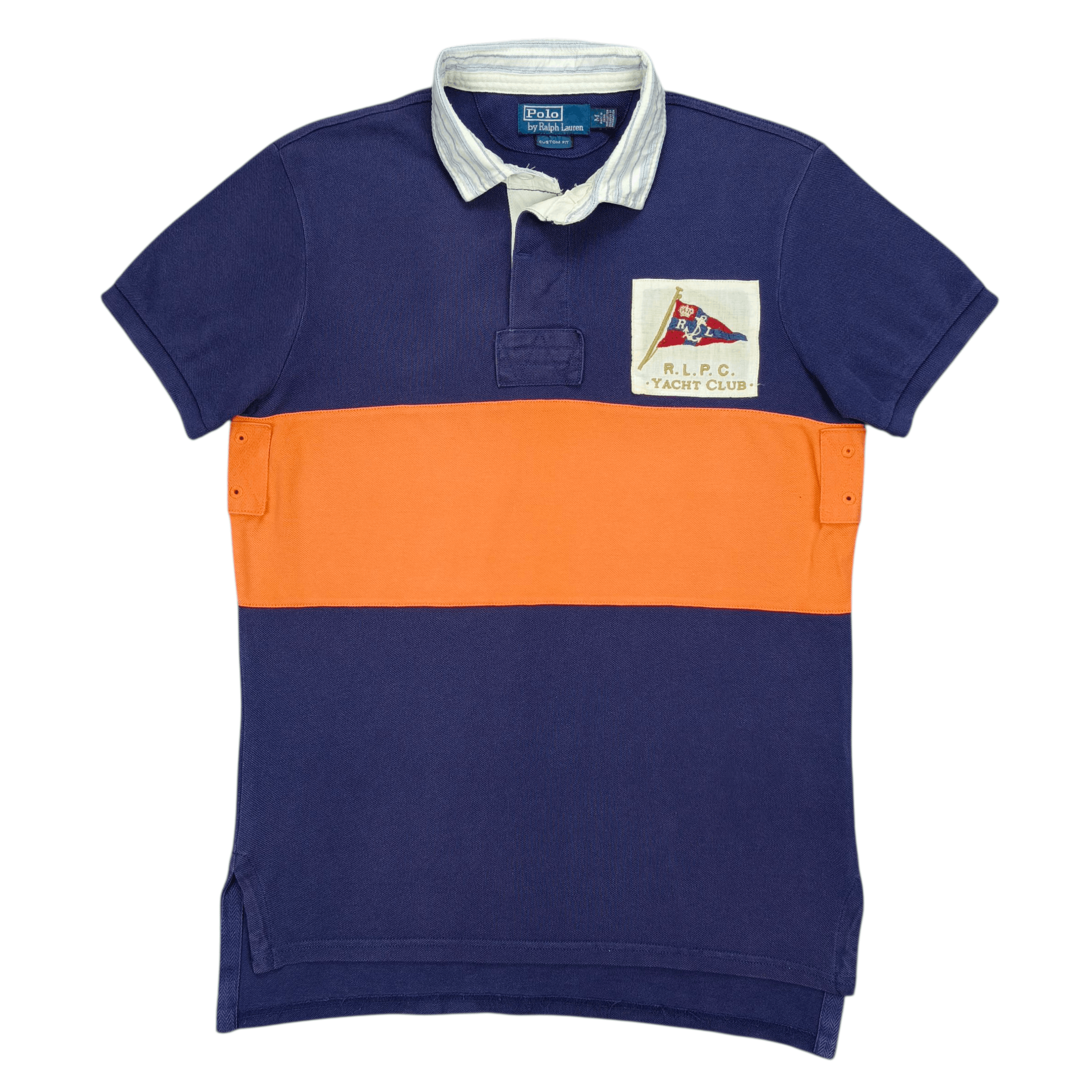 Polo Ralph Lauren Yacht Club Custom Fit Rugby Polo Shirt M