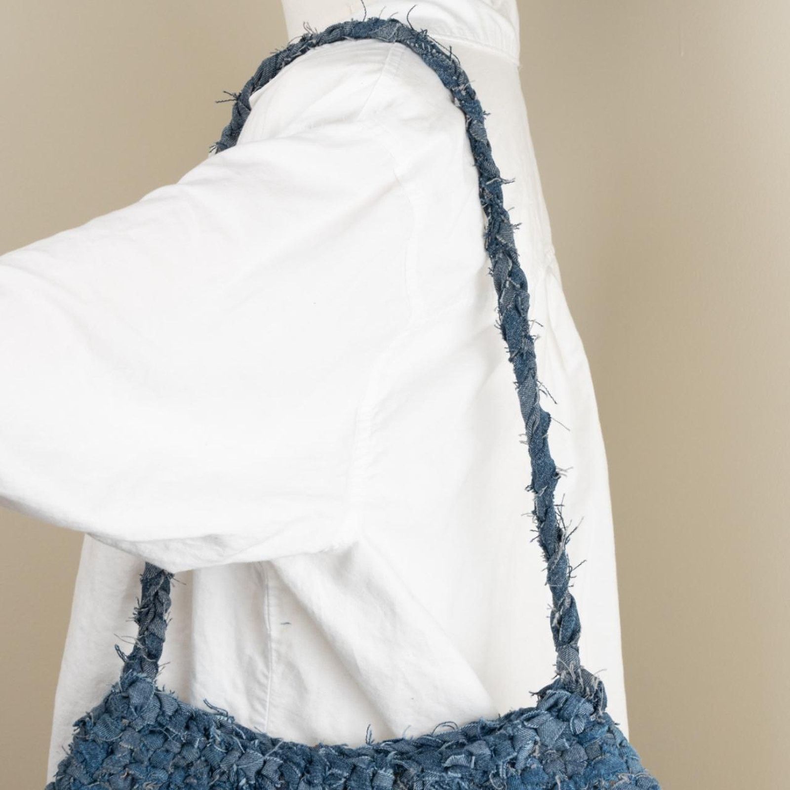 Carhartt Upcycled denim crochet bag Size ONE SIZE - 3 Thumbnail
