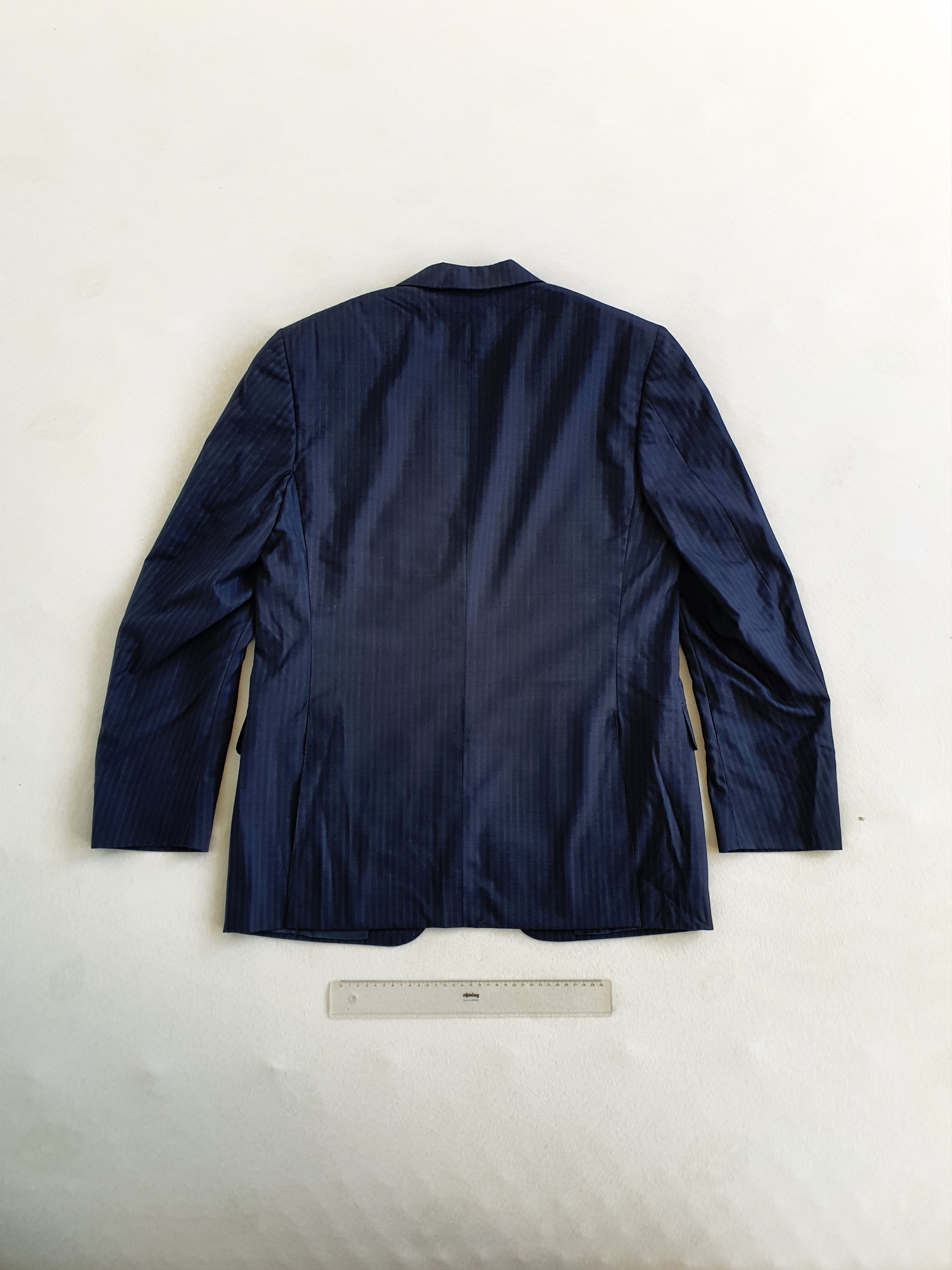 Canali Sports Coat Suit Jacket - Navy Striped - Sz EU 48R Size 38R - 2 Thumbnail