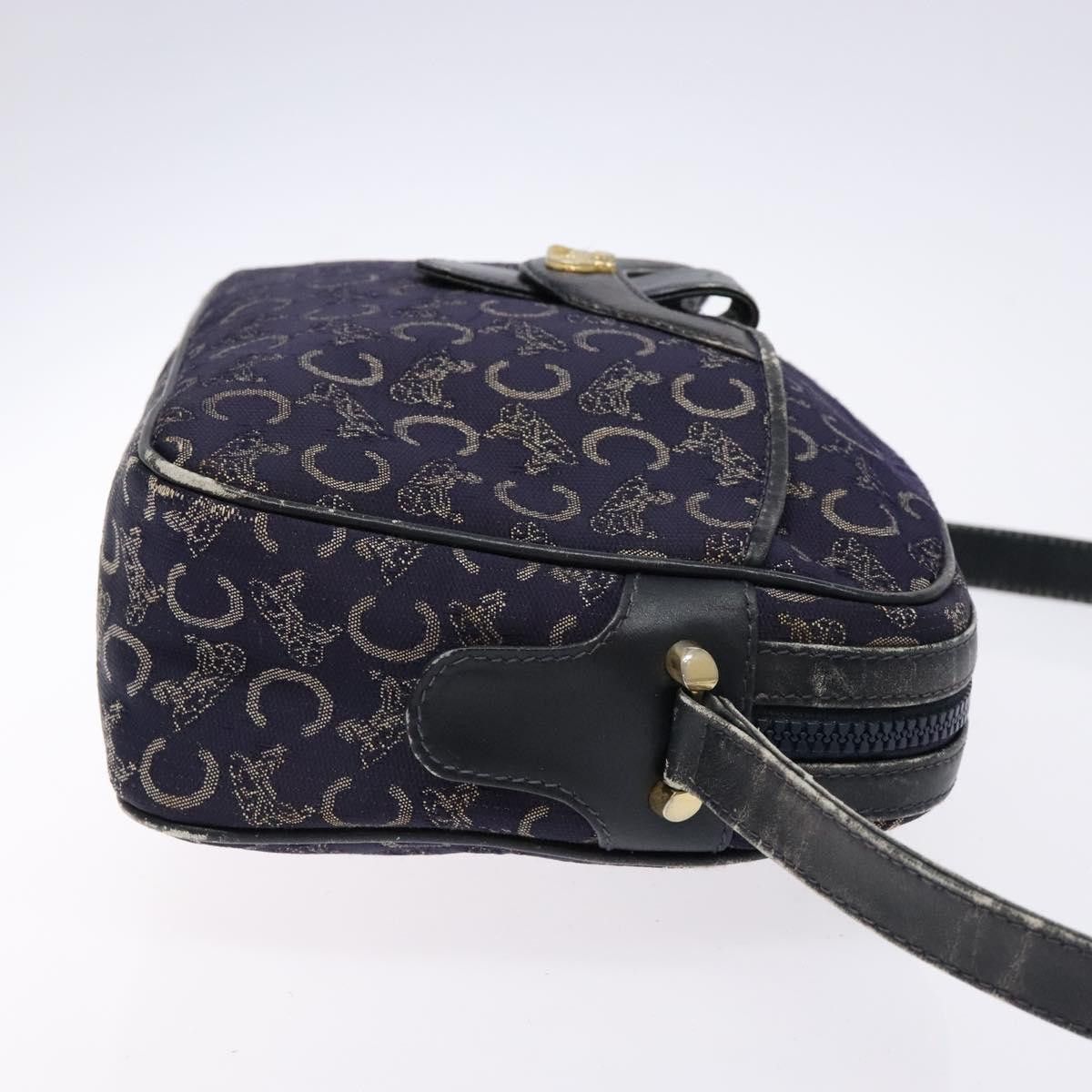 Celine CELINE C Sulky Shoulder Bag Canvas Navy Size ONE SIZE - 4 Thumbnail