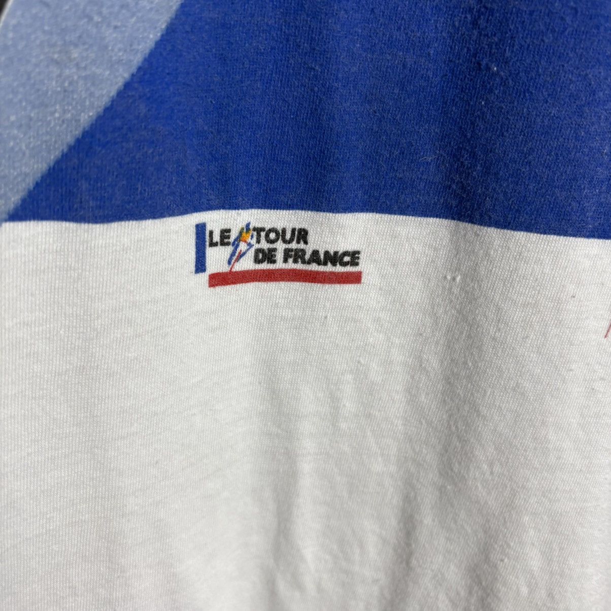 Vintage Vintage 90s Tour De France T-Shirt Size US XL / EU 56 / 4 - 5 Thumbnail