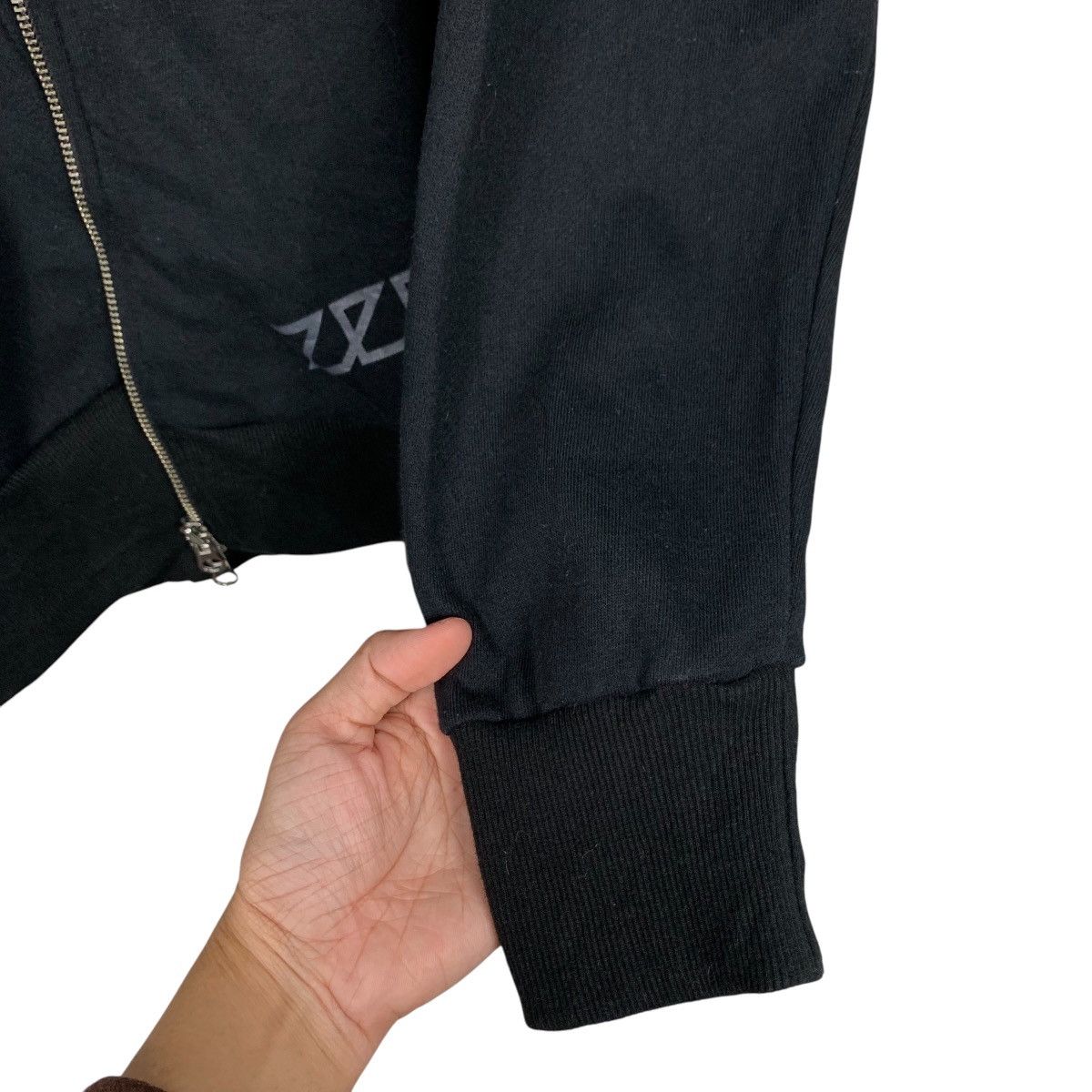 Japanese Brand ZERO Big Logo Double Collar Hoodies Sweatshirt #1723-C76 Size US L / EU 52-54 / 3 - 15 Thumbnail