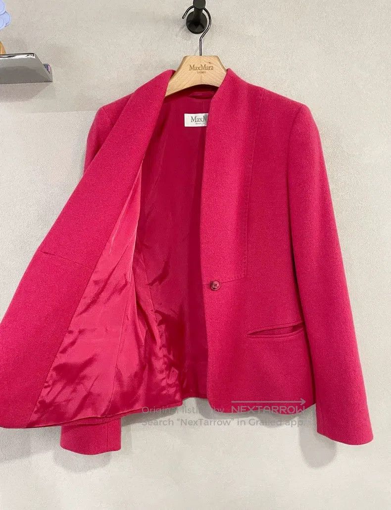 Max Mara Max Mara Red Jacket Size S / US 4 / IT 40 - 3 Thumbnail