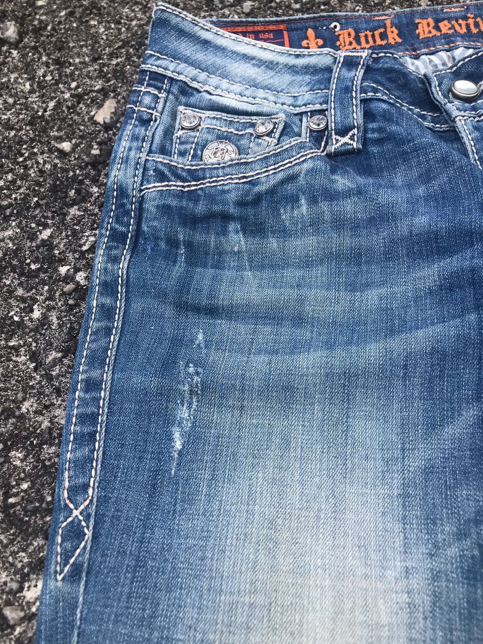 Hysteric Glamour × Le Grande Bleu (L.G.B.) × Rock Revival Y2k Rock Revival distressed flared jeans Size US 28 / EU 44 - 12 Thumbnail