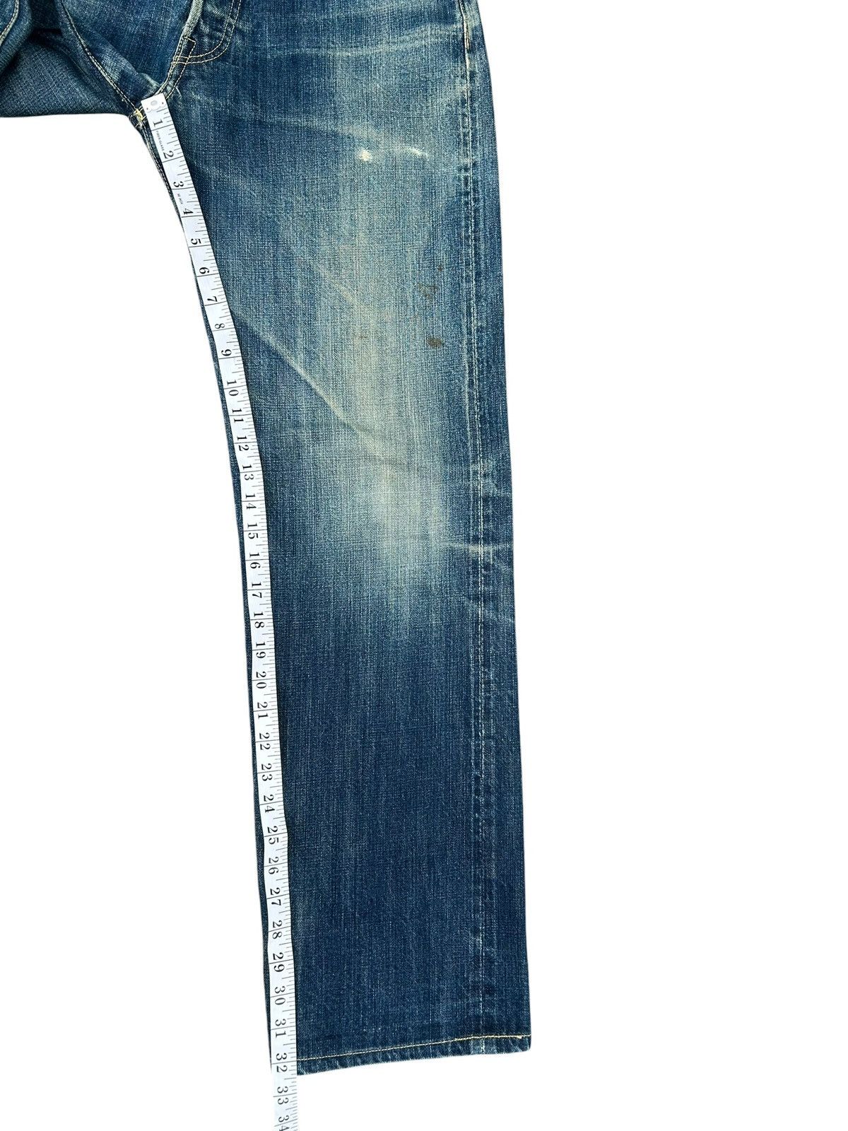 Kapital Vintage Real McCoy Selvedge Distressed Denim Jeans Size US 31 - 23 Thumbnail