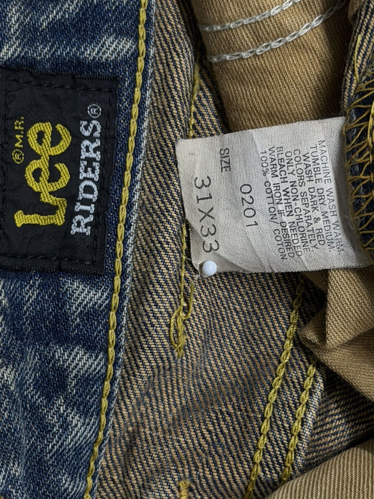 Lee Vintage Lee Riders Japan Denim Jeans |Relaxed Straight | W30 Size US 30 / EU 46 - 15 Thumbnail