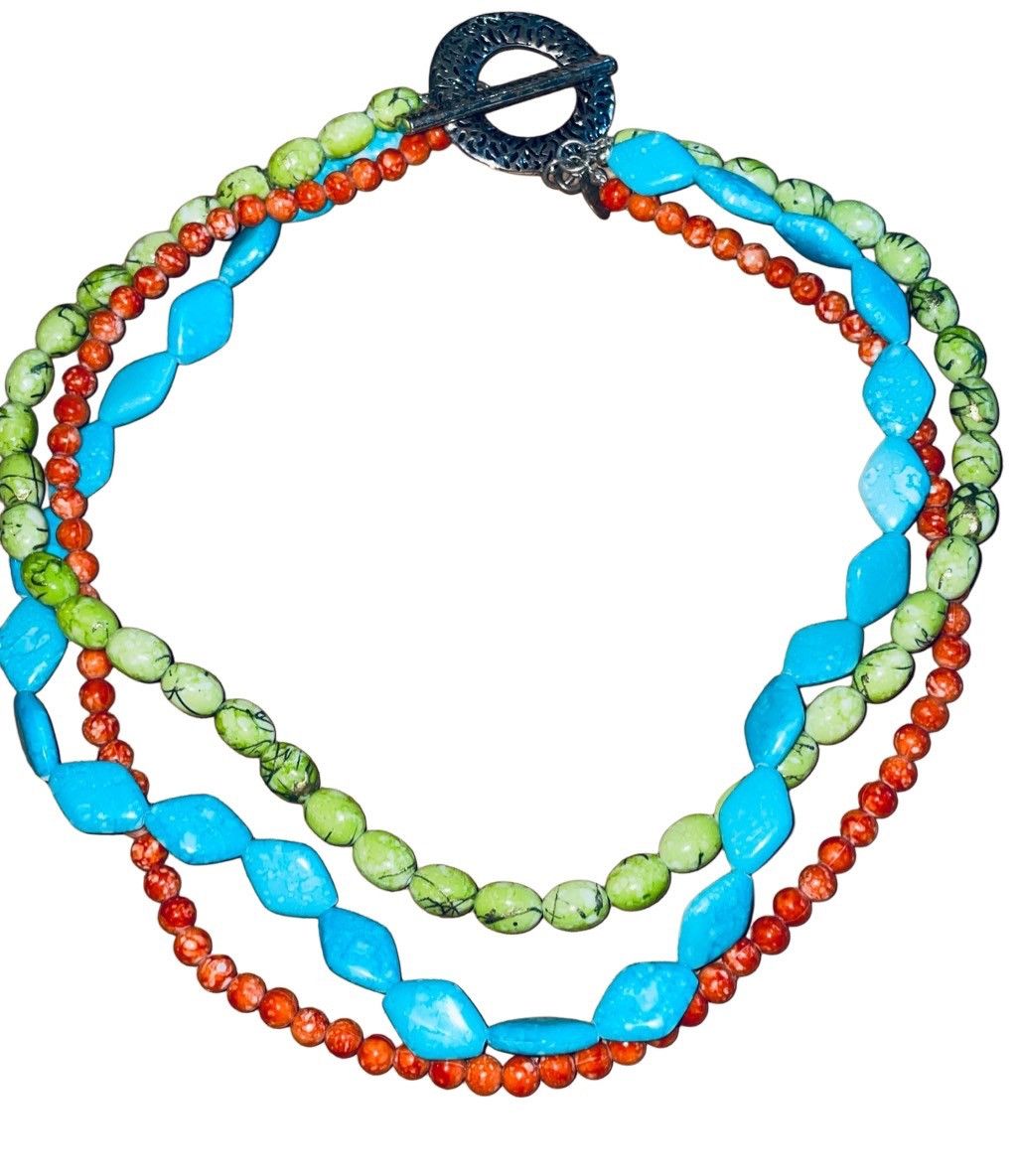 Vintage Vintage Southwest Multi Strand Boho Necklace Size ONE SIZE - 7 Thumbnail