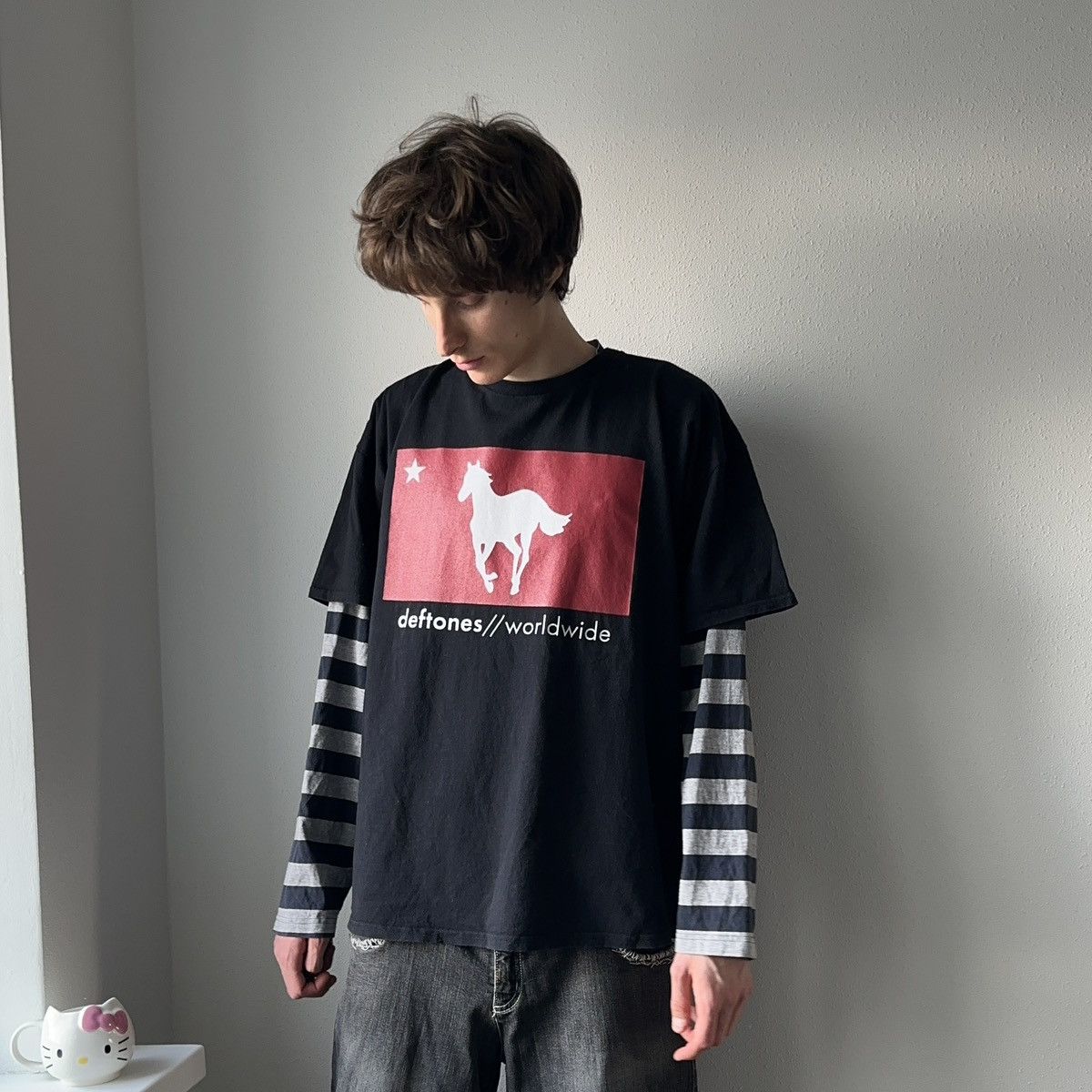 Band Tees Vintage Deftones White Pony Worldwide Tour Aphex Twin Vibe Size US XL / EU 56 / 4 - 12 Thumbnail