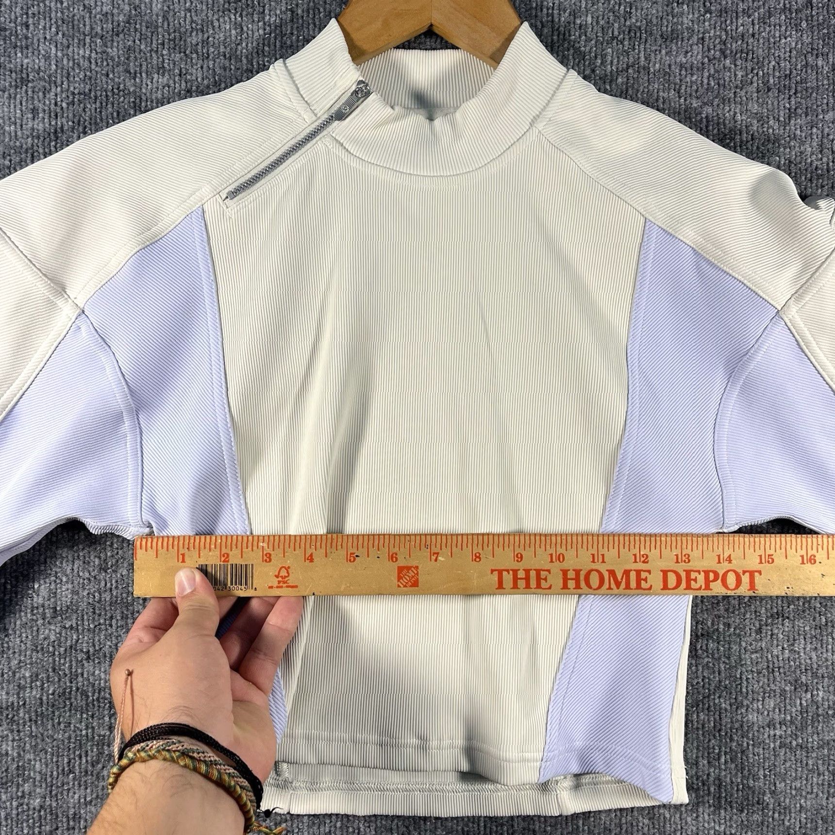 Lululemon Lululemon Ribbed Luxtreme Wide-Sleeve Pullover White Women XS Sweater Casual Size XS / US 0-2 / IT 36-38 - 5 Thumbnail