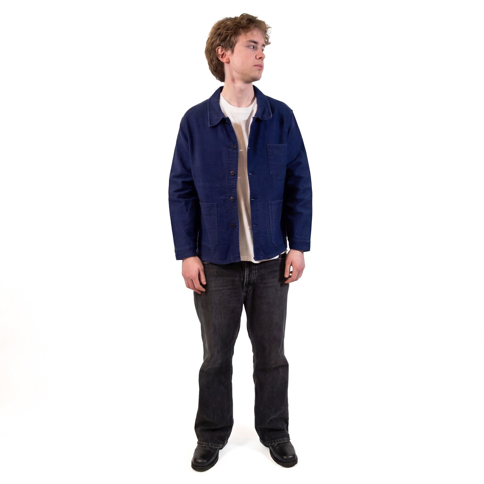Vintage Vintage 50s French Chore Jacket Size US M / EU 48-50 / 2 - 6 Thumbnail