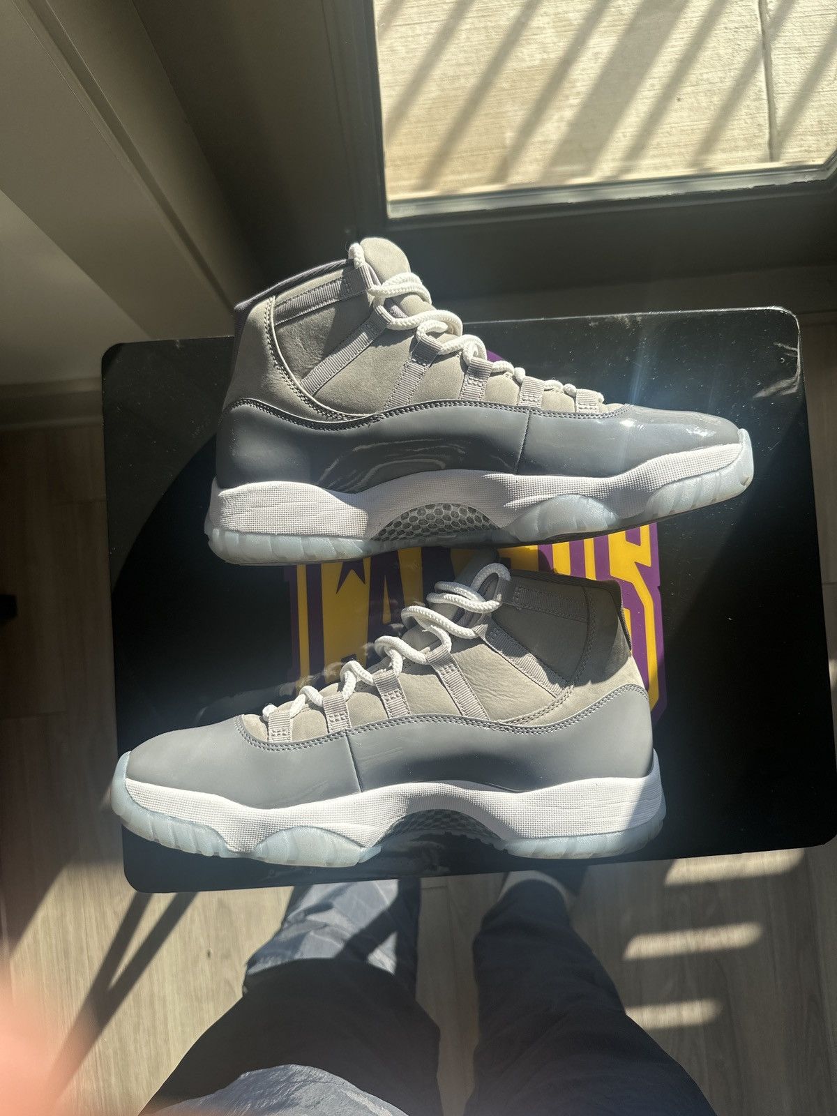 Jordan Brand Air Jordan 11 Retro "Cool Grey" 2021 Size US 12 / EU 45 - 2 Thumbnail