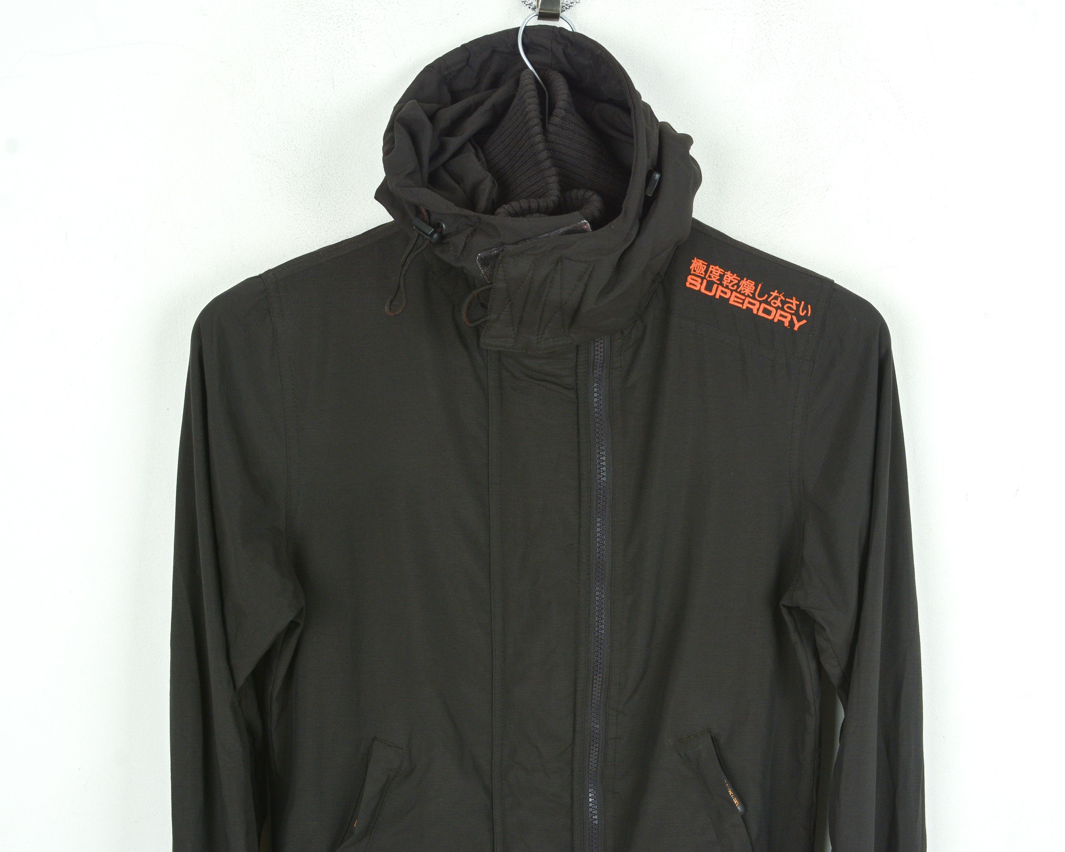 Superdry Double Brown label Women S Jacket Coat Hooded Windbreaker Size S / US 4 / IT 40 - 2 Thumbnail