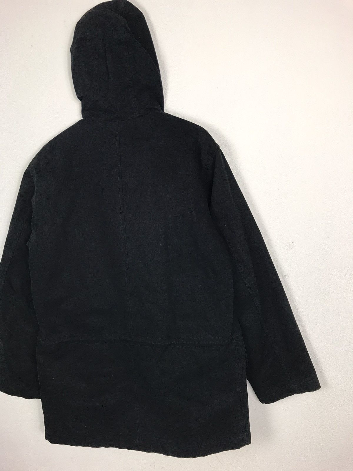 Issey Miyake Vintage Issey Miyake Denim Products Canvas Parka Hoodie Size US L / EU 52-54 / 3 - 9 Thumbnail