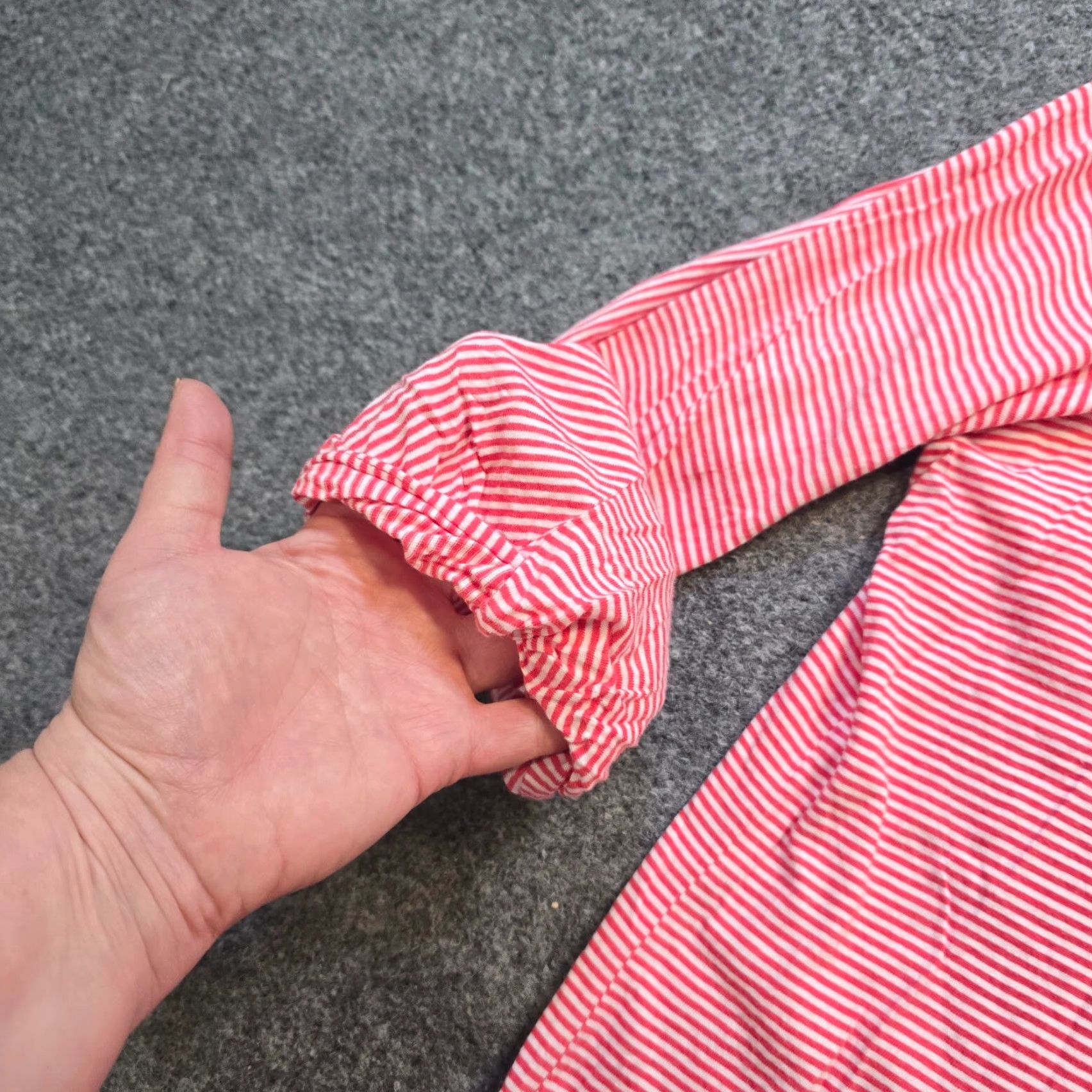 Talbots Talbots Blouse Shirt Women 1X Pink Striped 3/4 Sleeve Round Neck Stretch Casual Vintage No Ladies Mens Womens Size XL / US 12-14 / IT 48-50 - 7 Thumbnail